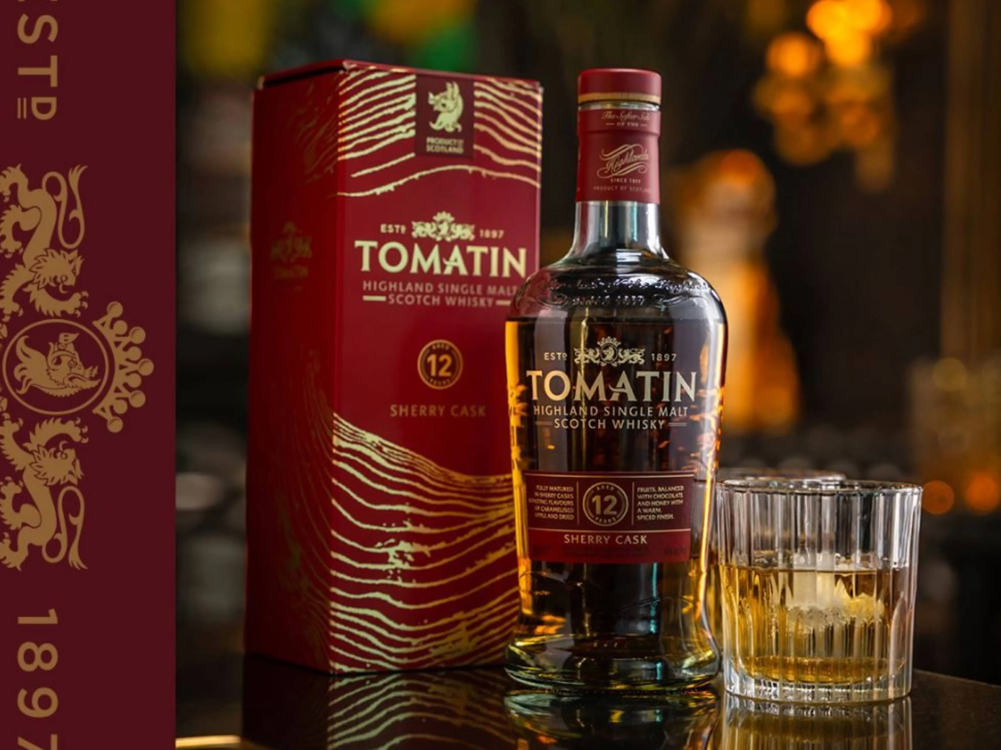 tomatin single malt whisky 12 years sherry cask