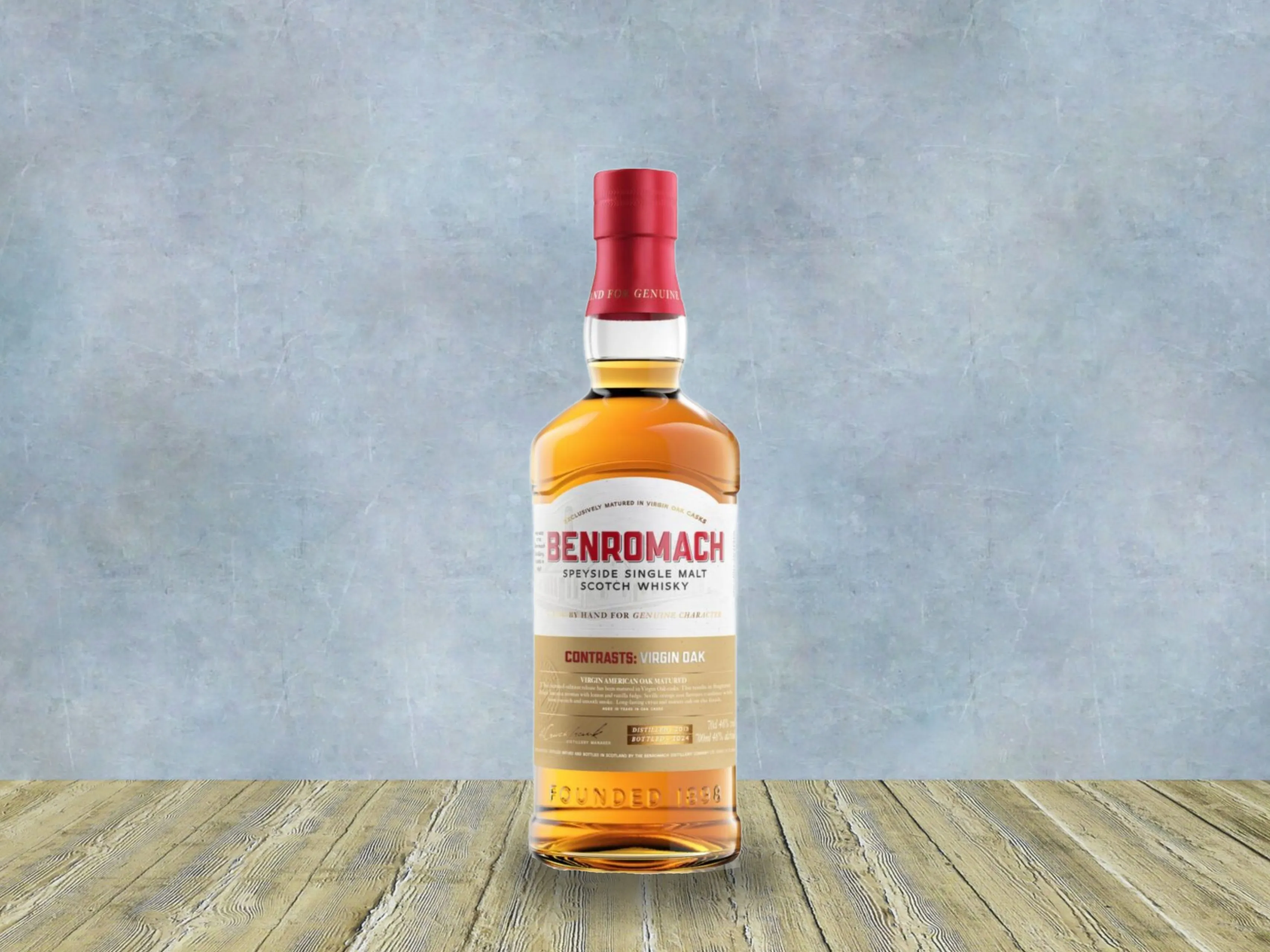 benromach contrasts virgin oak single malt whisky