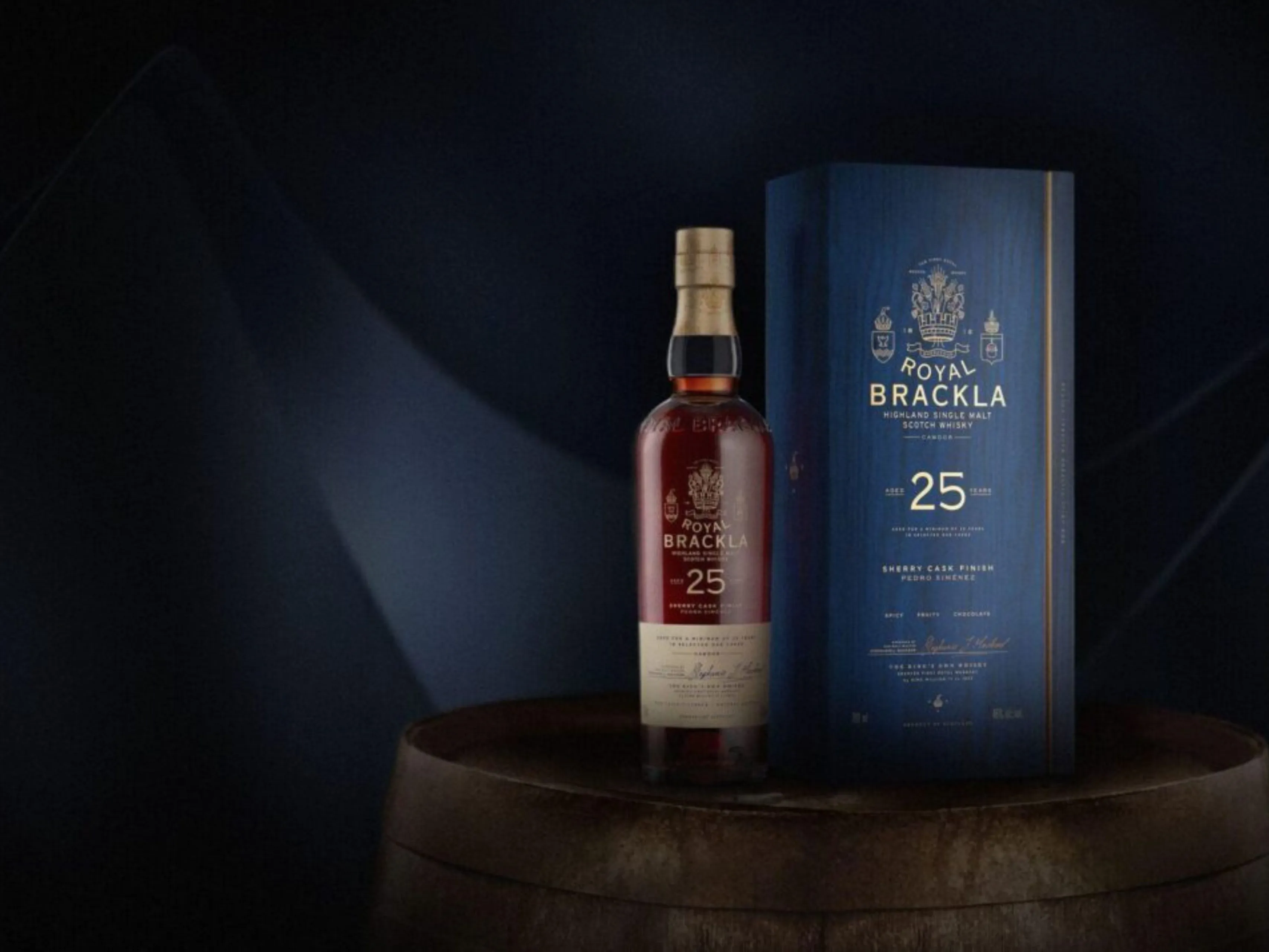 royal brackla 25yo px cask finish whisky