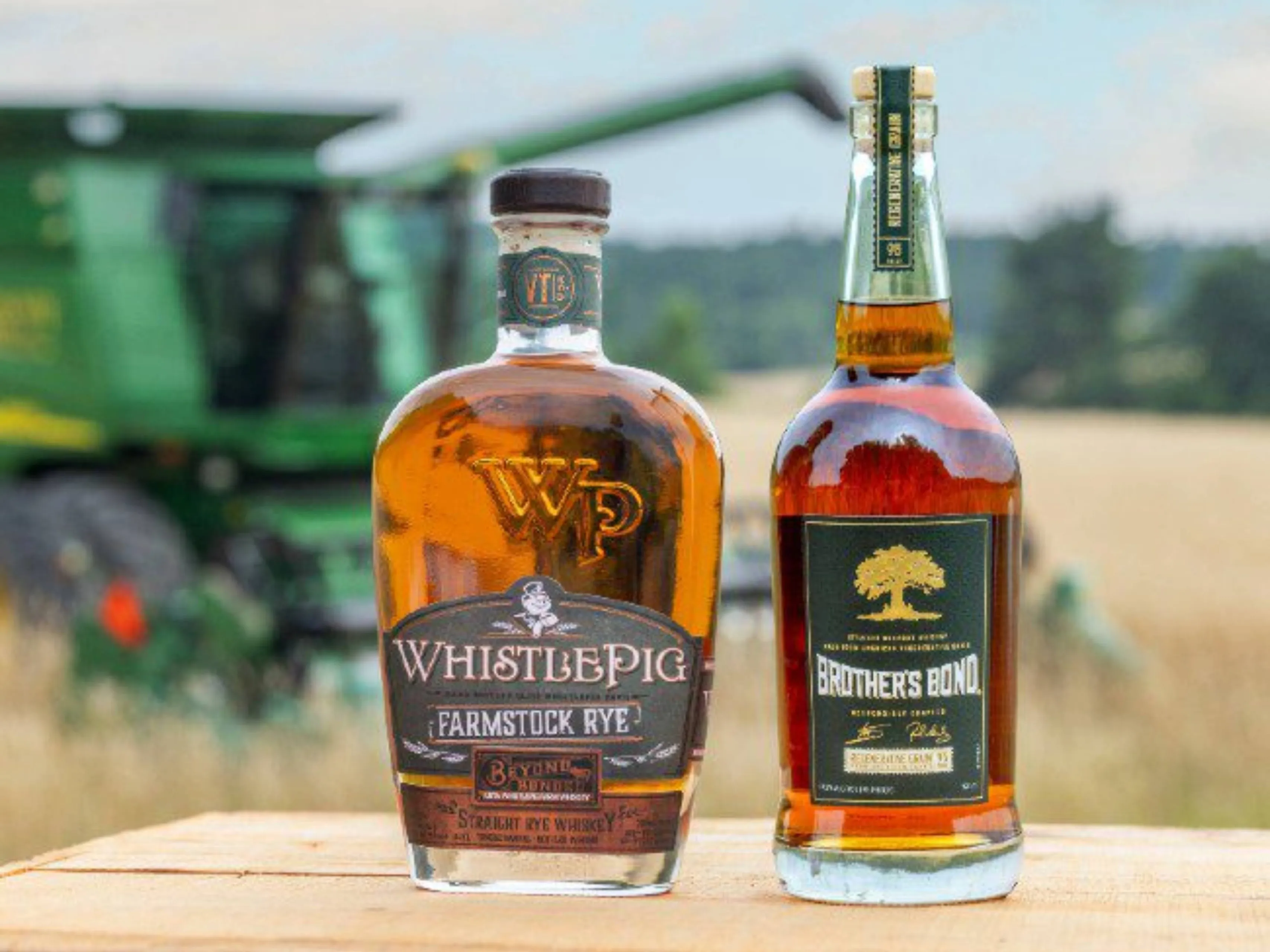 brothers bond bourbon whistlepig farmstock rye