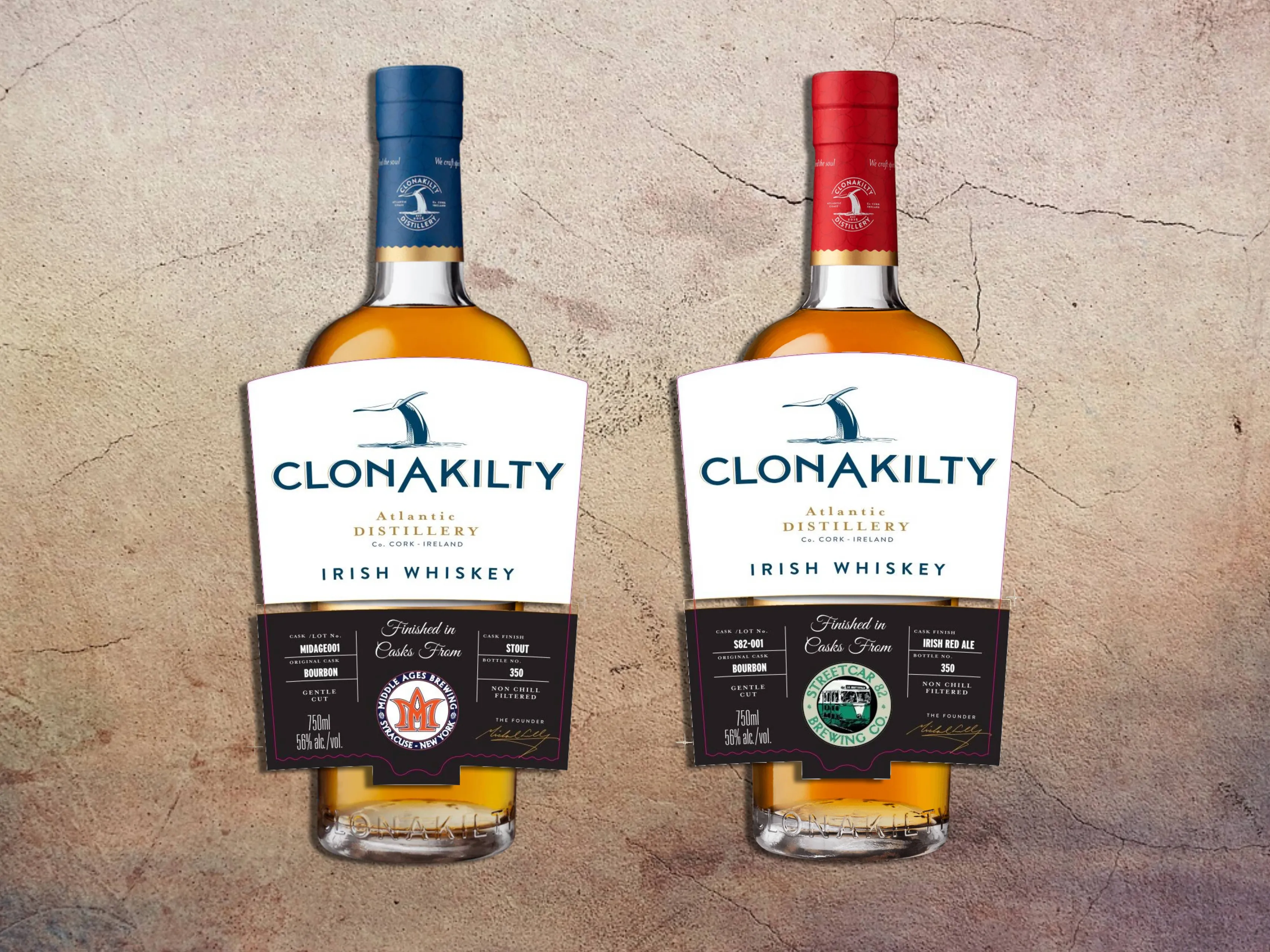 clonakilty labels irish whiskey