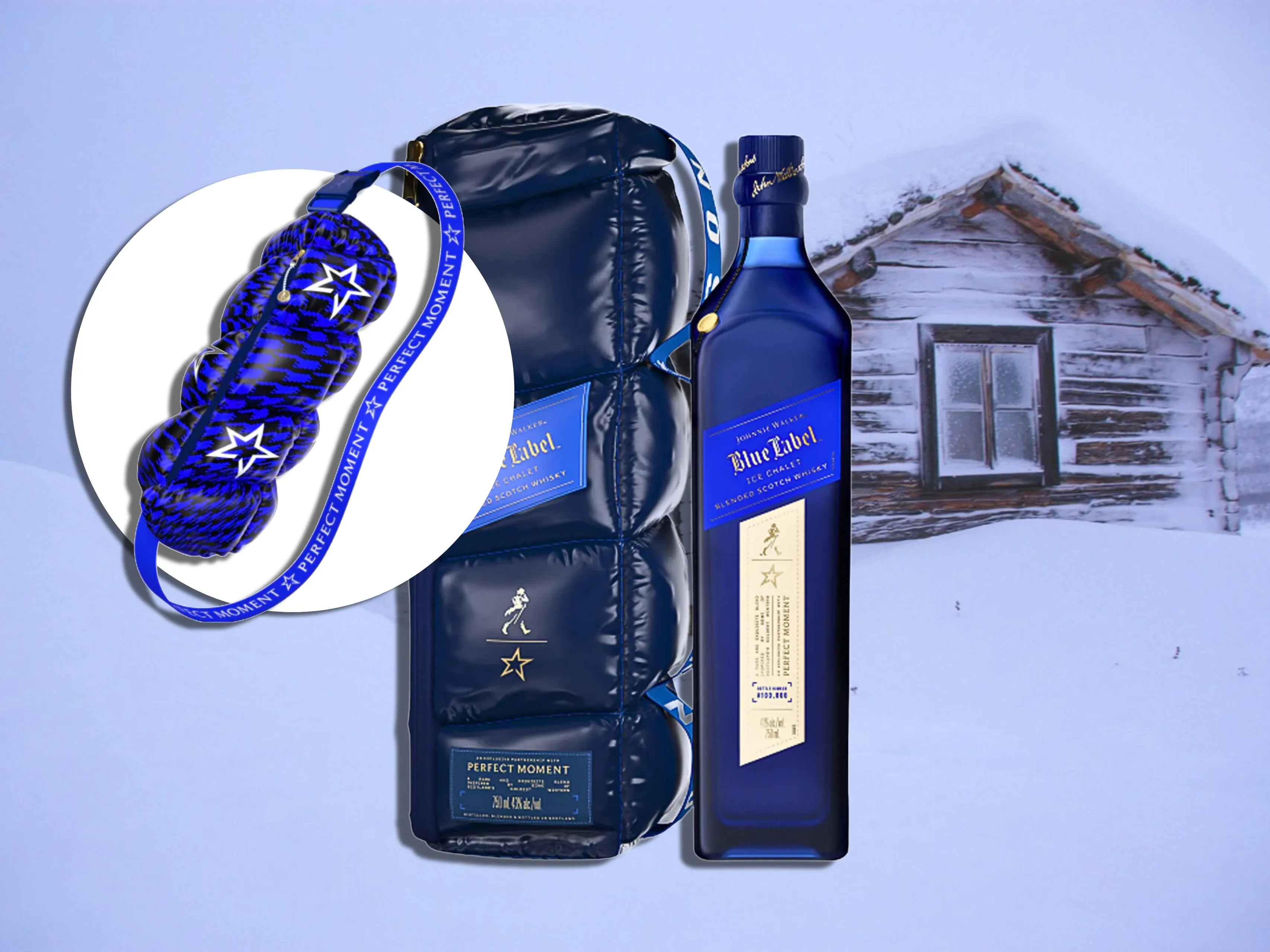 johnnie walker blue label ice chalet