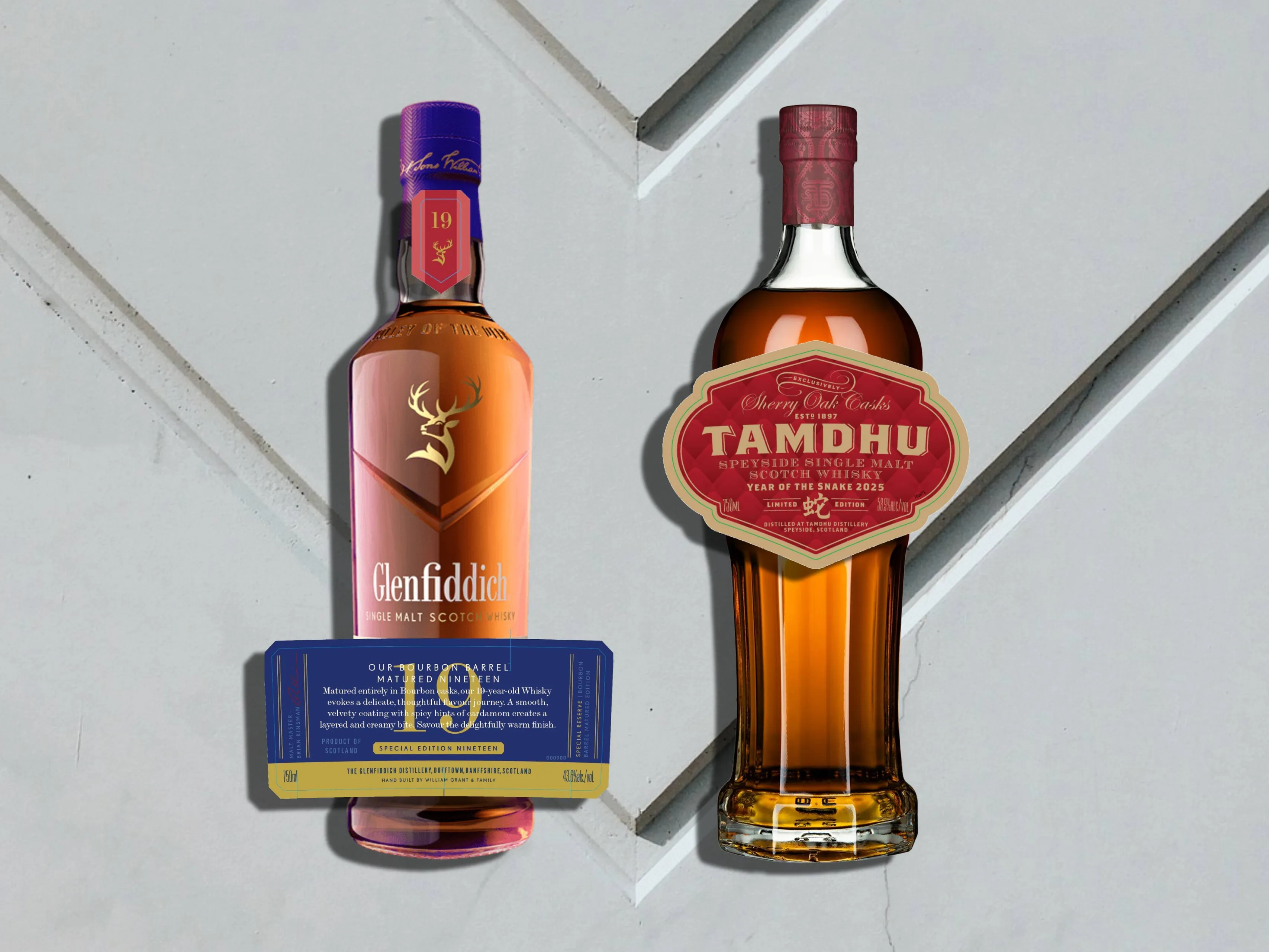 tamdhu en glenfiddich limited edition whisky