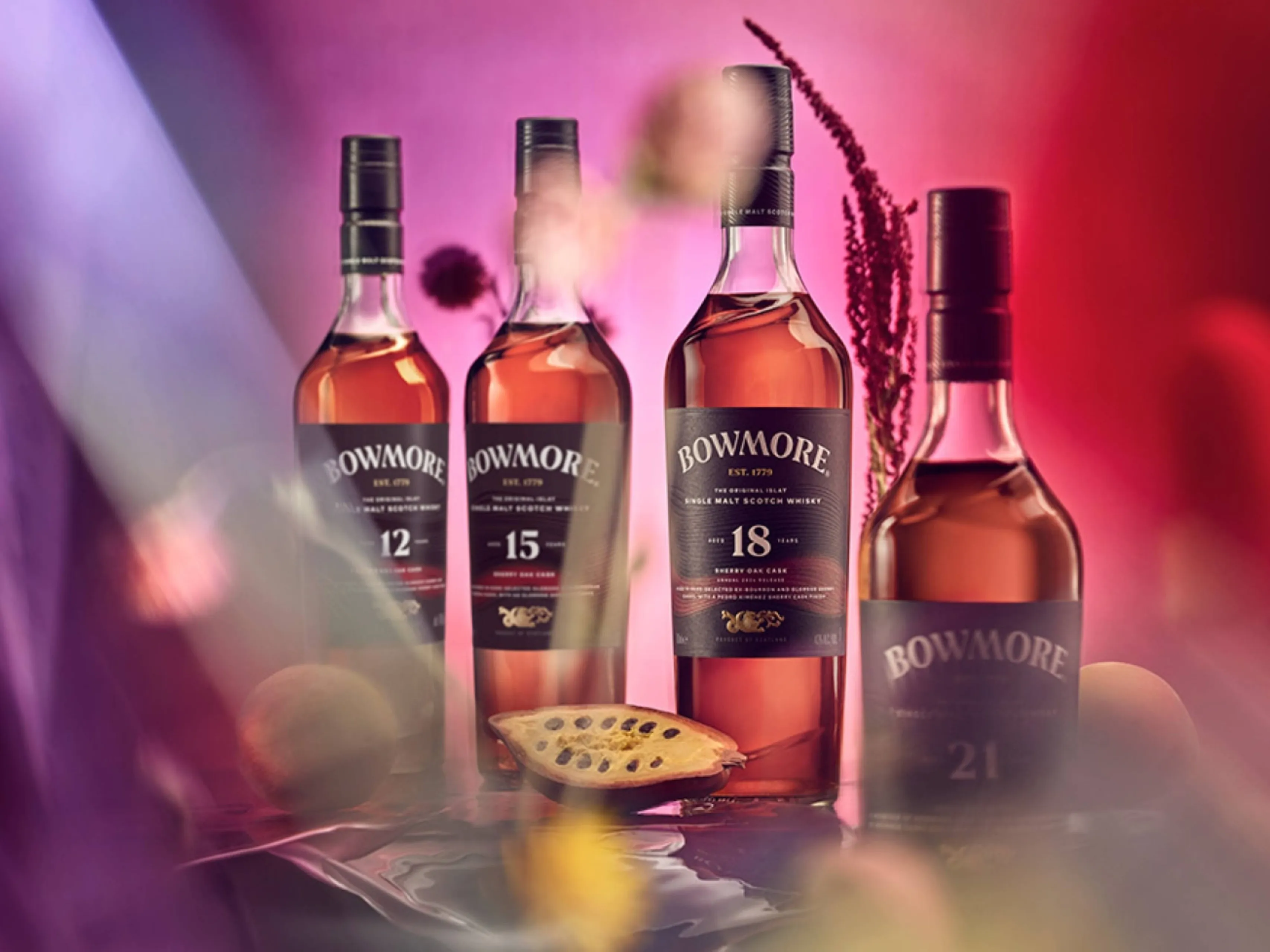 bowmore appellations en sherry oak casks