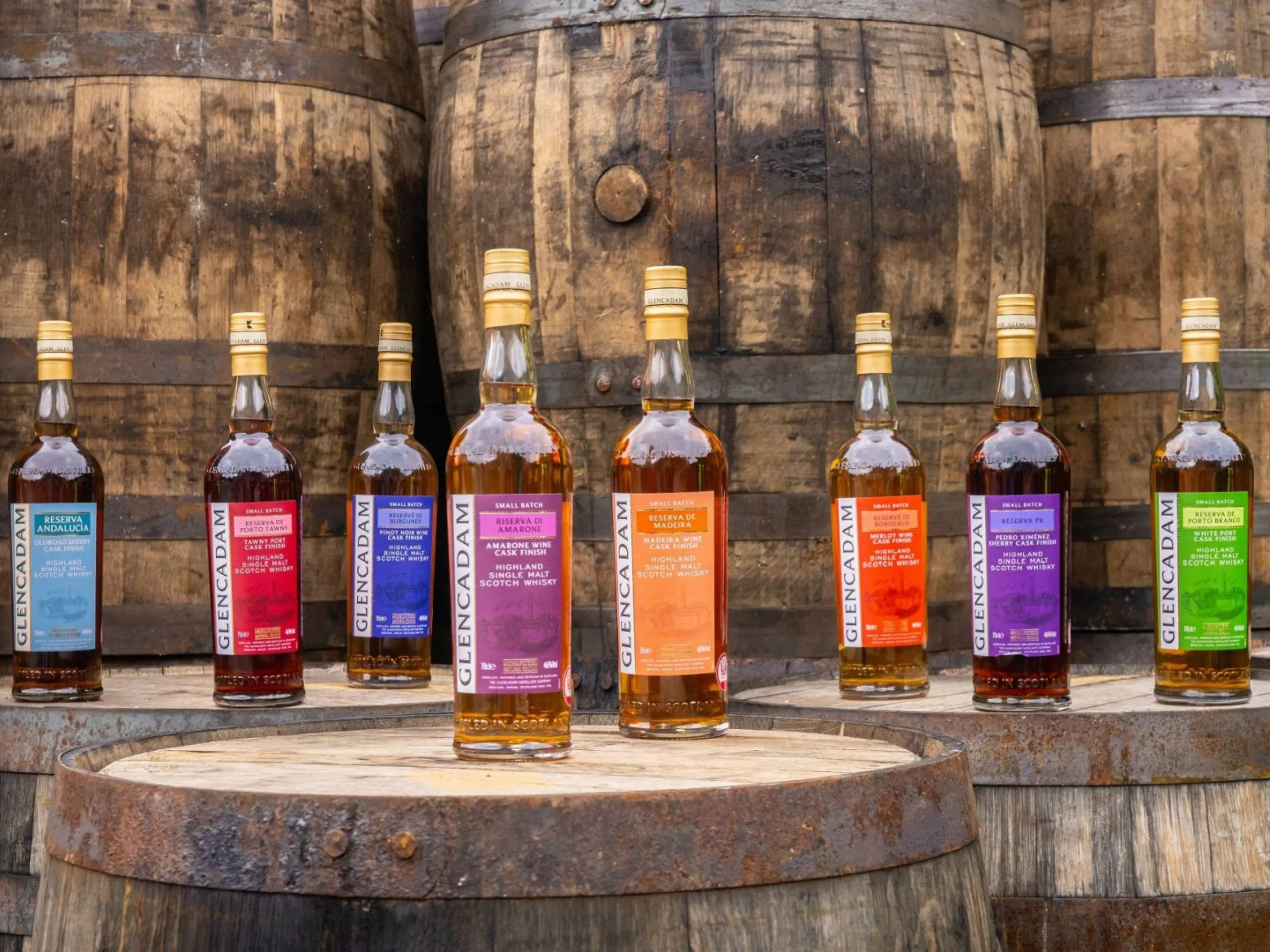 glencadam cask finish collection whiskys