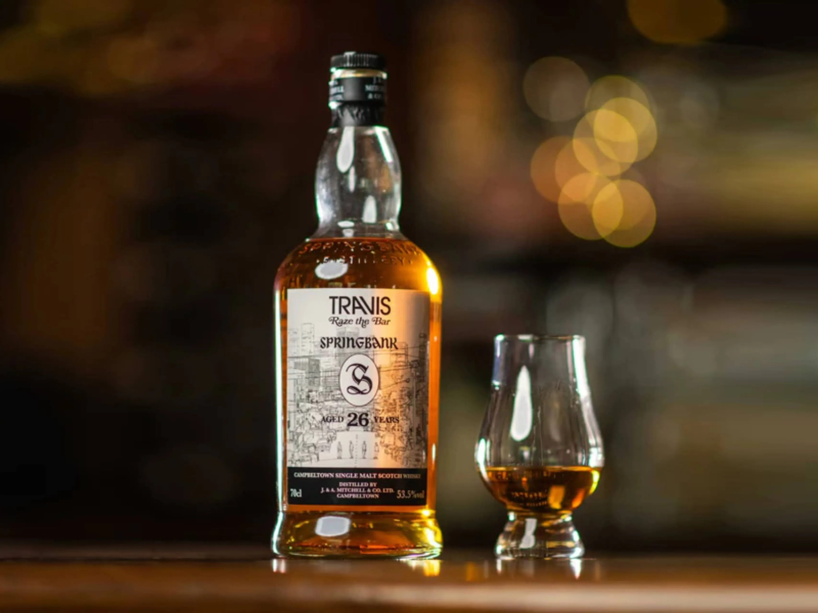 travis x springbank 26 year old single malt whisky