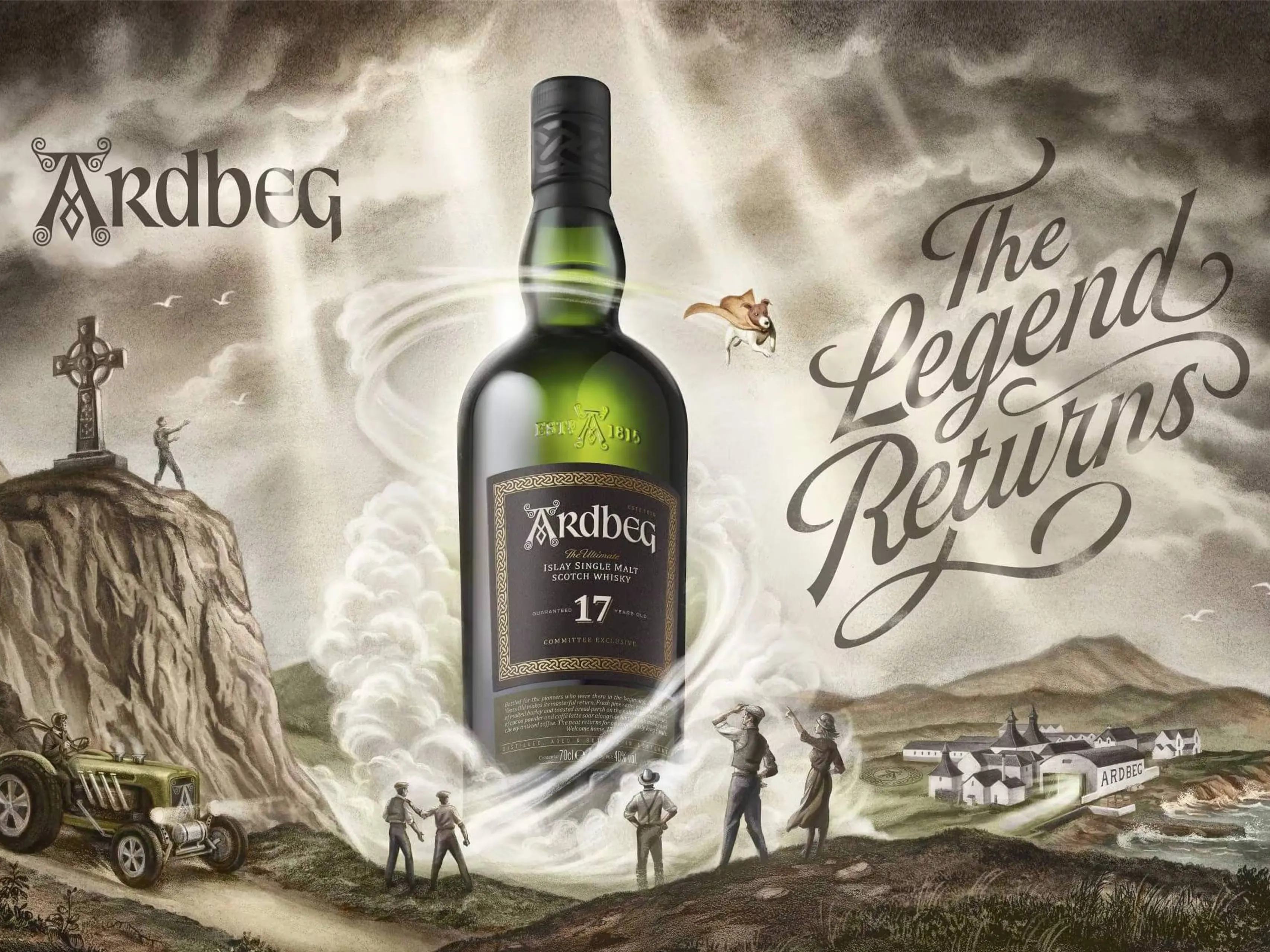 ardbeg 17 years old single malt whisky