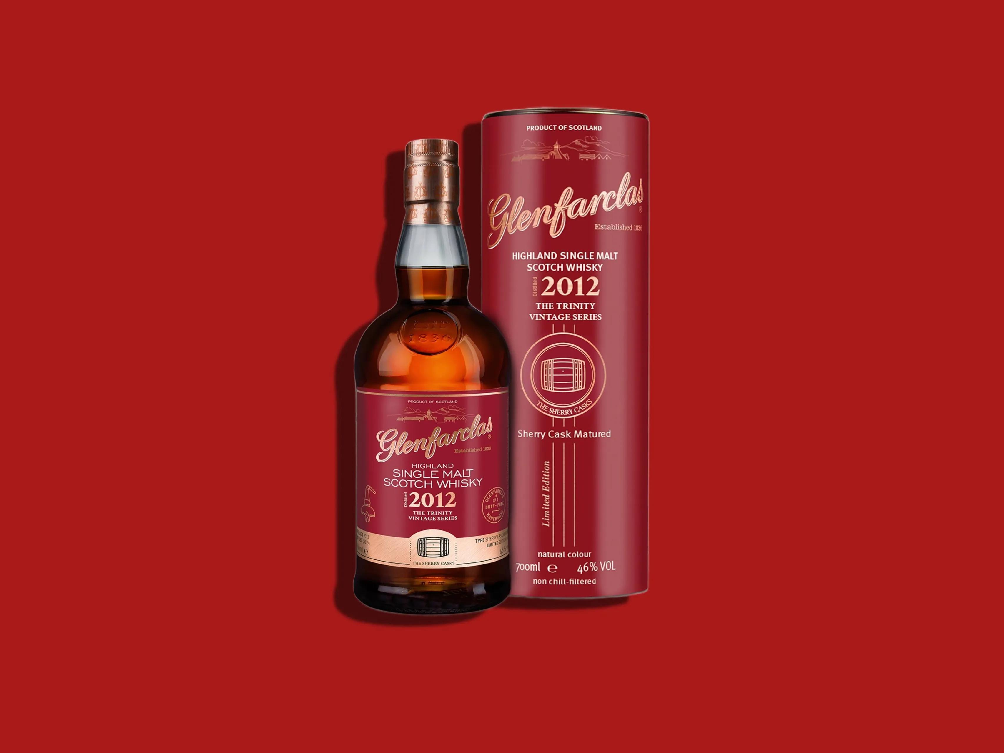glenfarclas trinity vintage 2012 single malt whisky