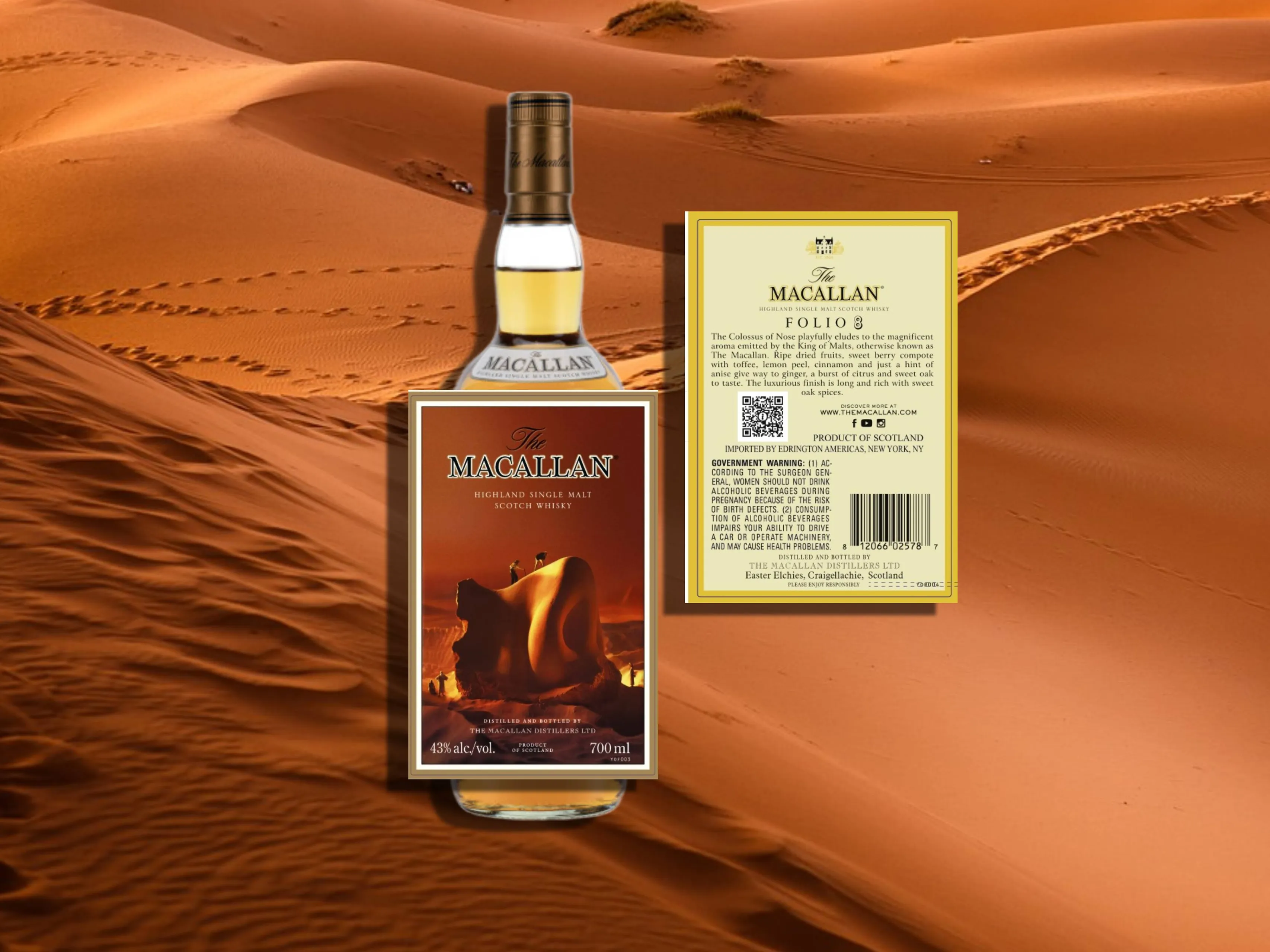 the macallan folio 8 colossues of nose whisky
