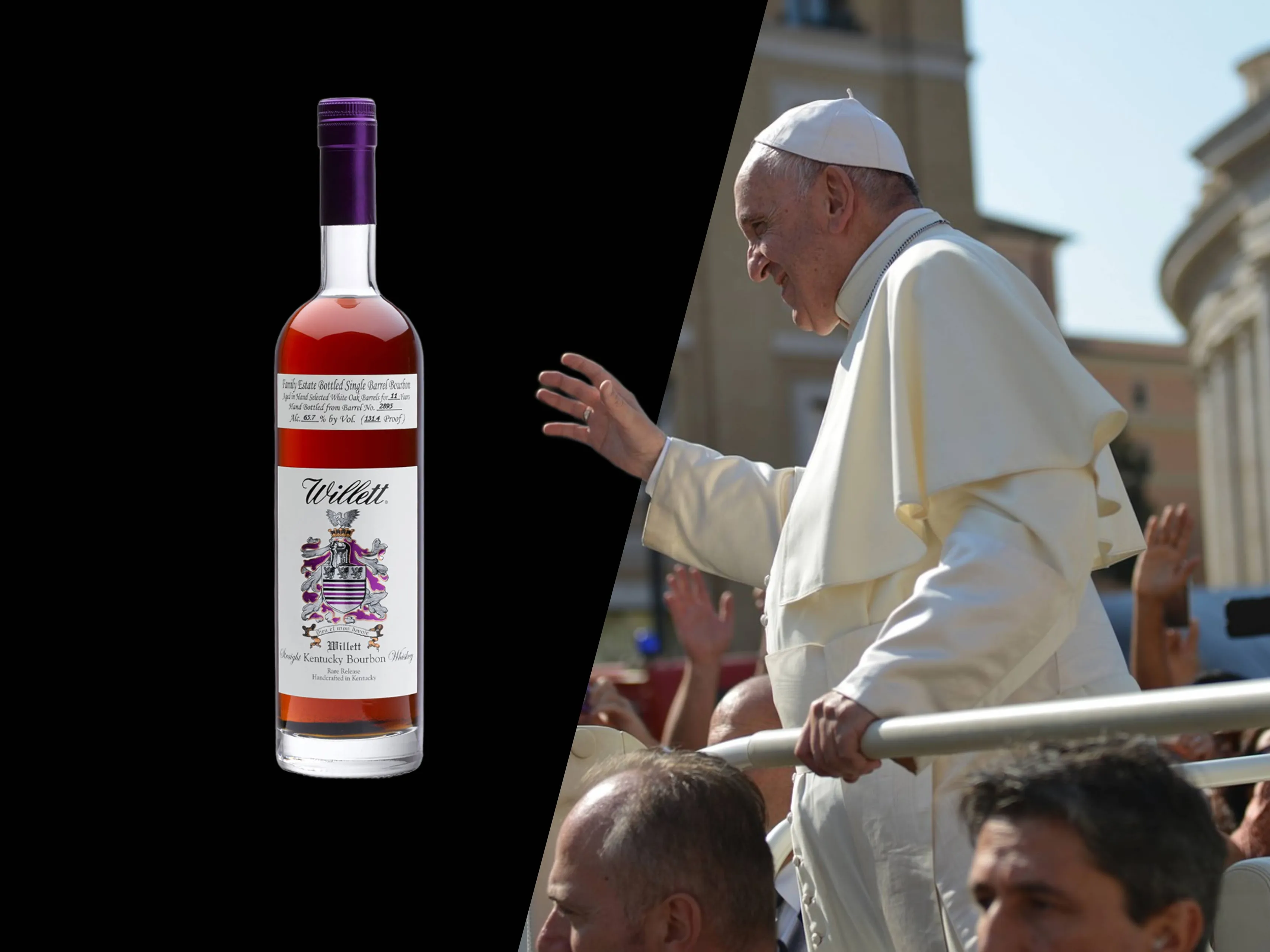 pope francis willett bourbon