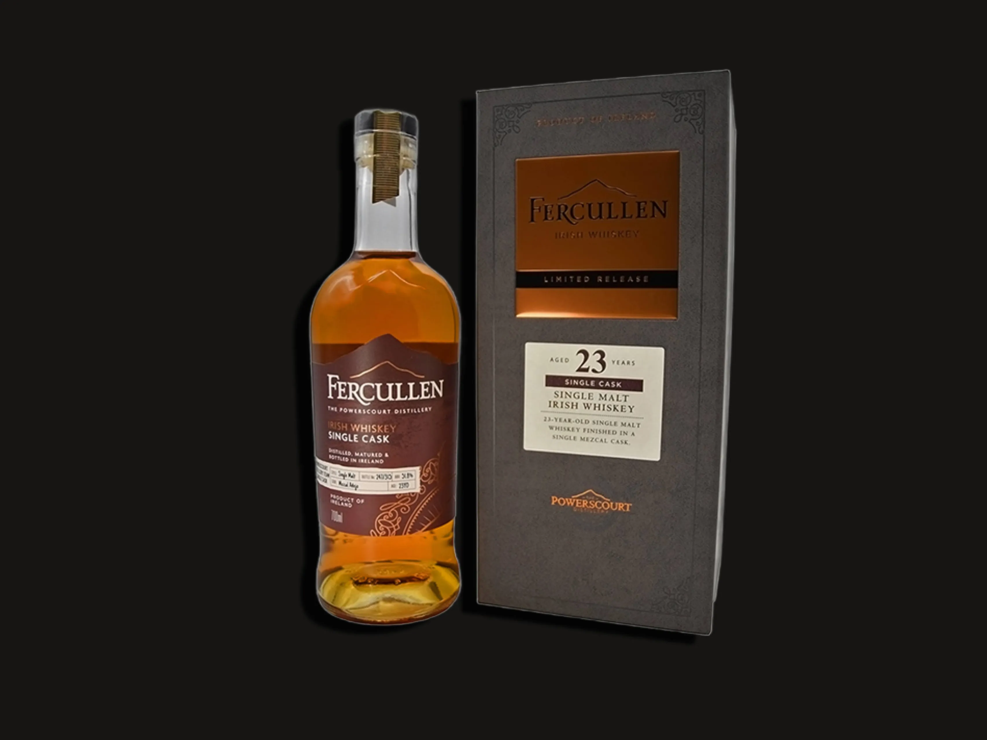fercullen 23 year old mezcal finish whiskey