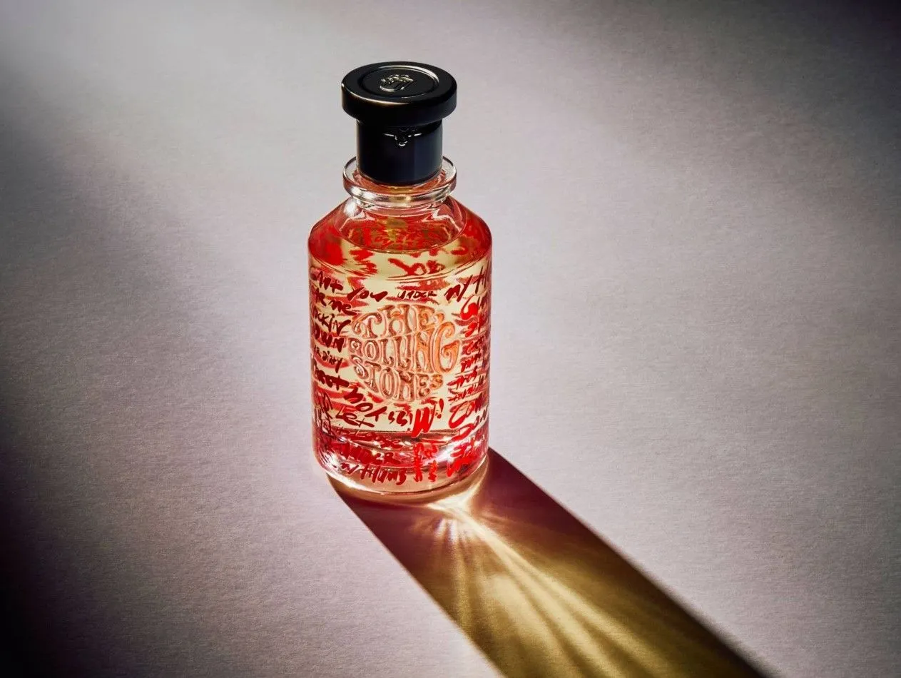 parfum van the rolling stones die naar whiskey ruikt
