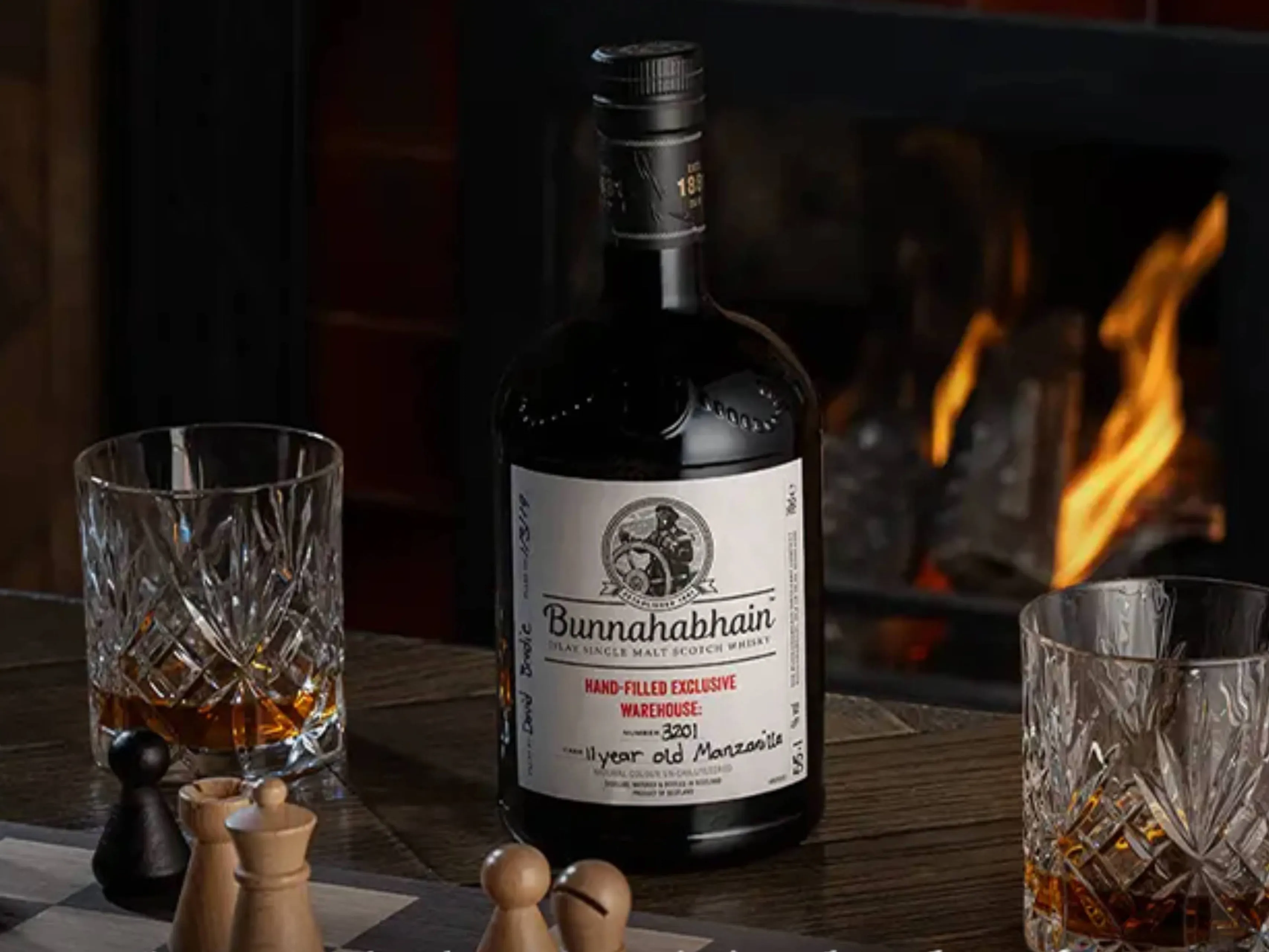 bunnahabhain single cask 11 year old manzanilla cask matured whisky