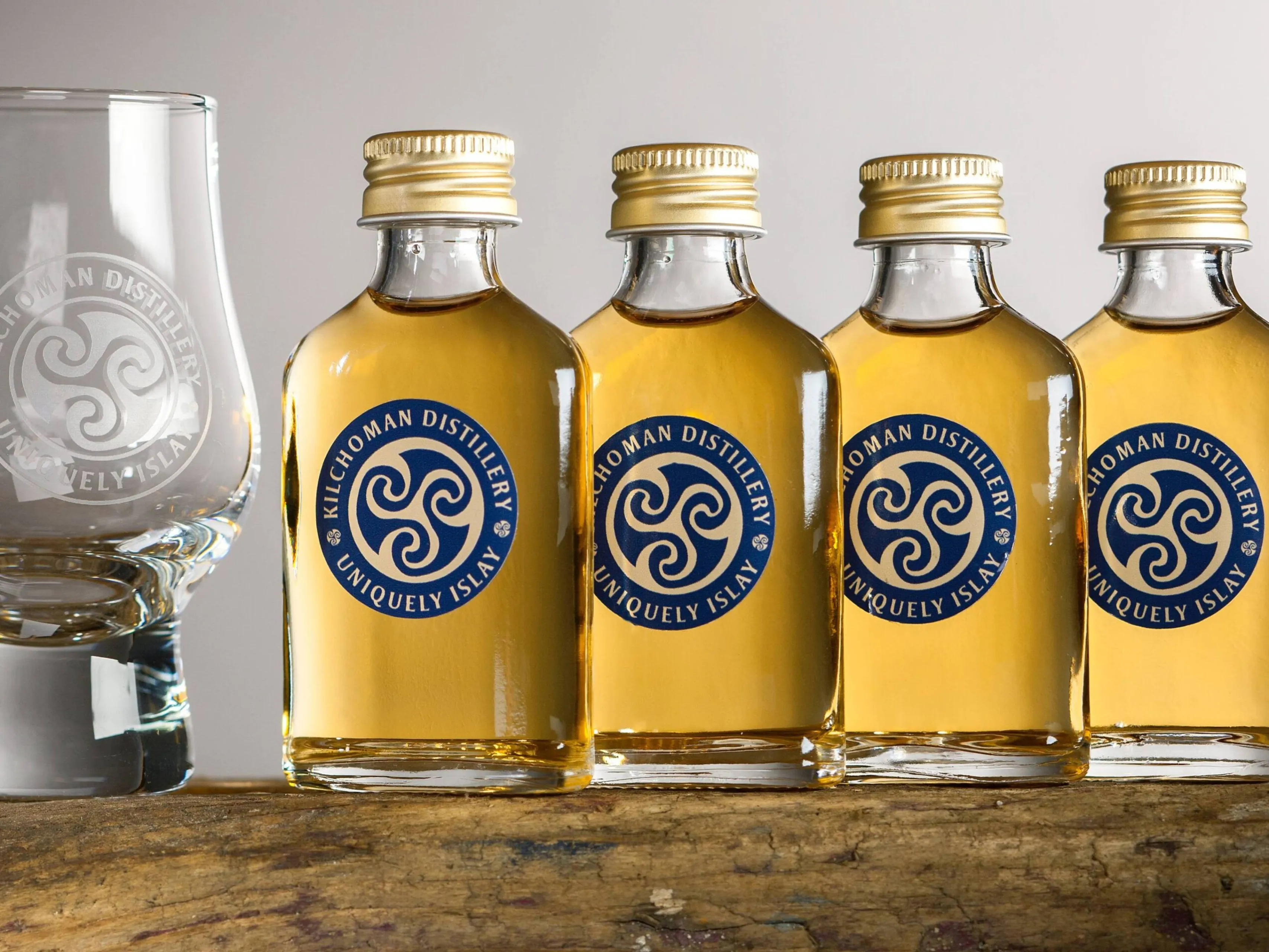 Kilchoman Feis ile 2025 whisky tasting set