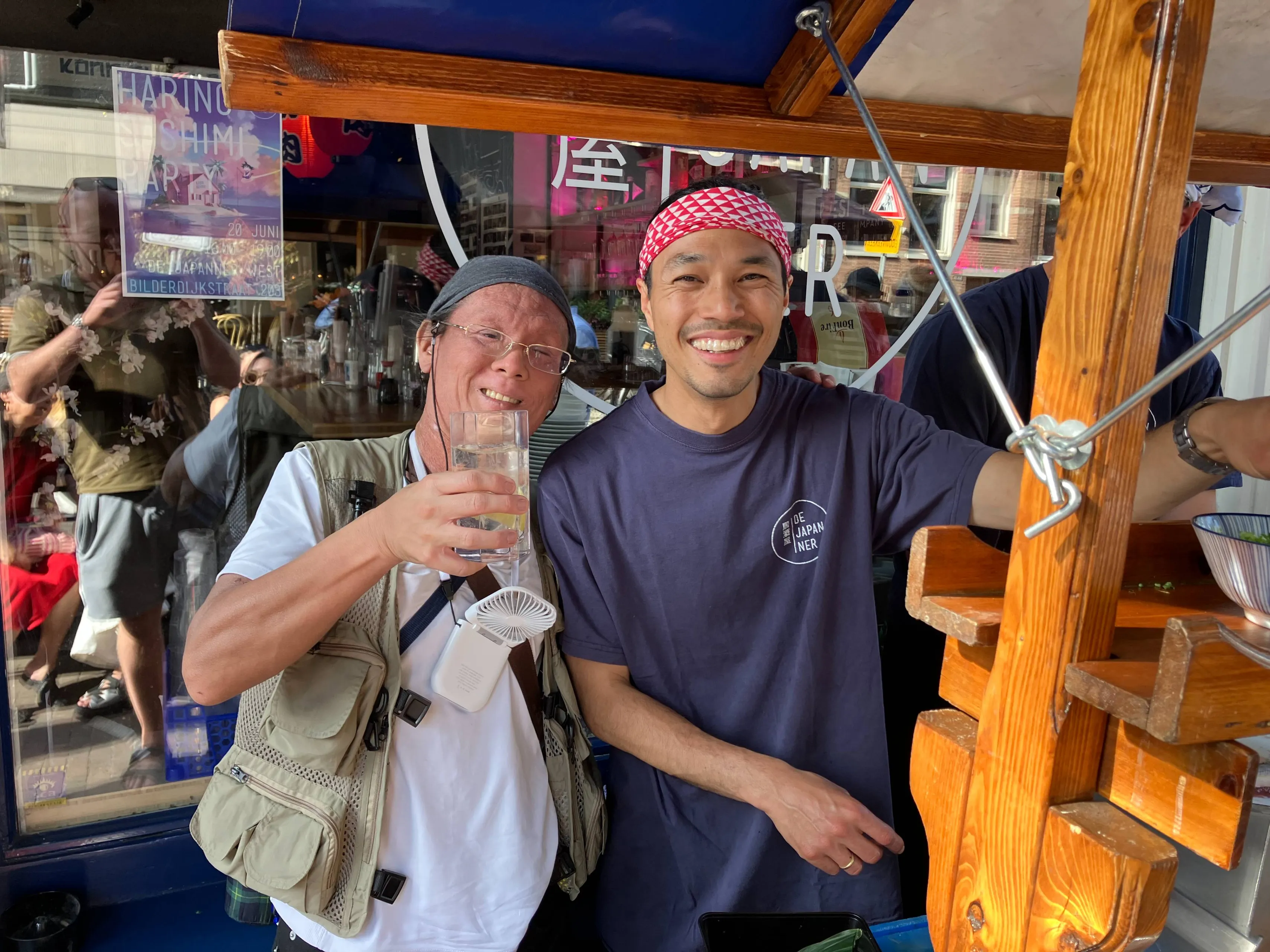 Haring Sashimi Party bij De Japanner in Amsterdam