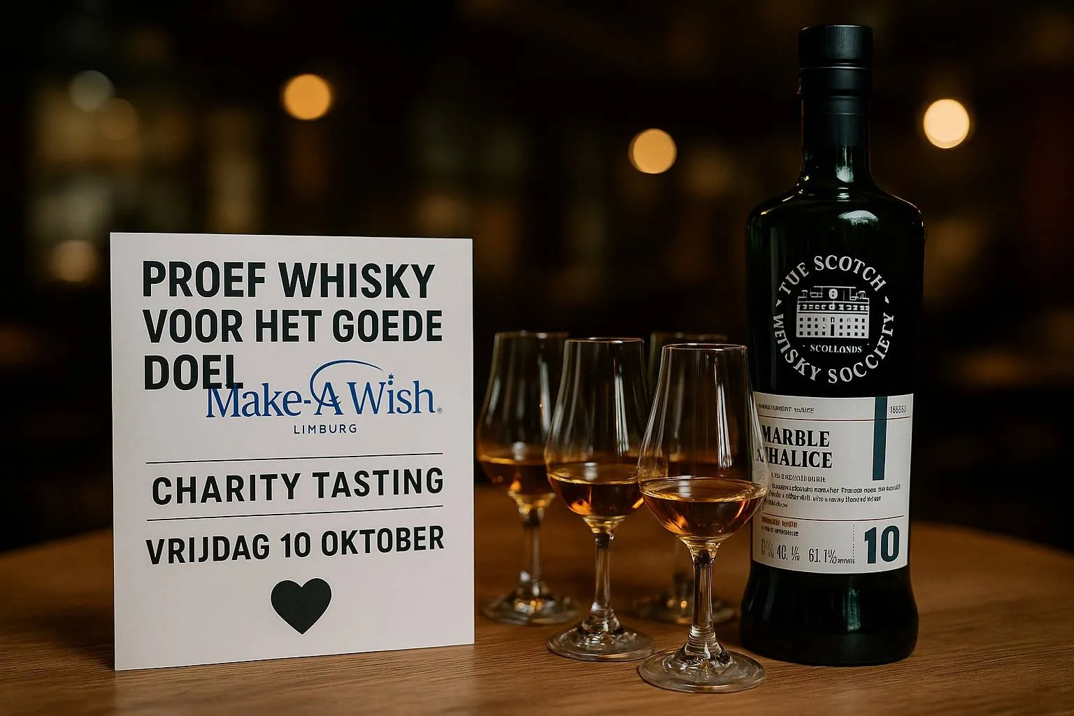 charity whisky tasting