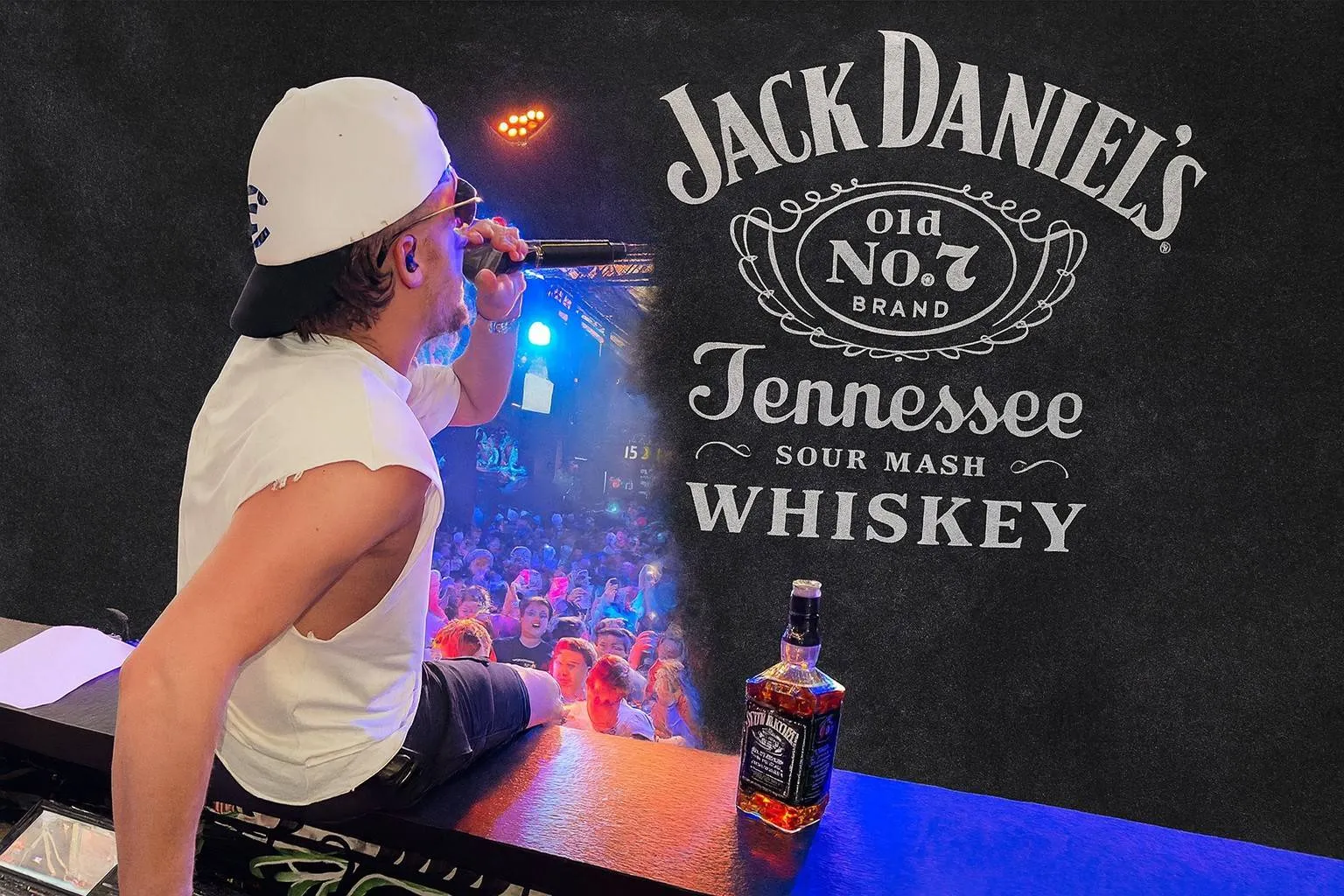 Jack Daniel's op buhne bij Lil Kleine
