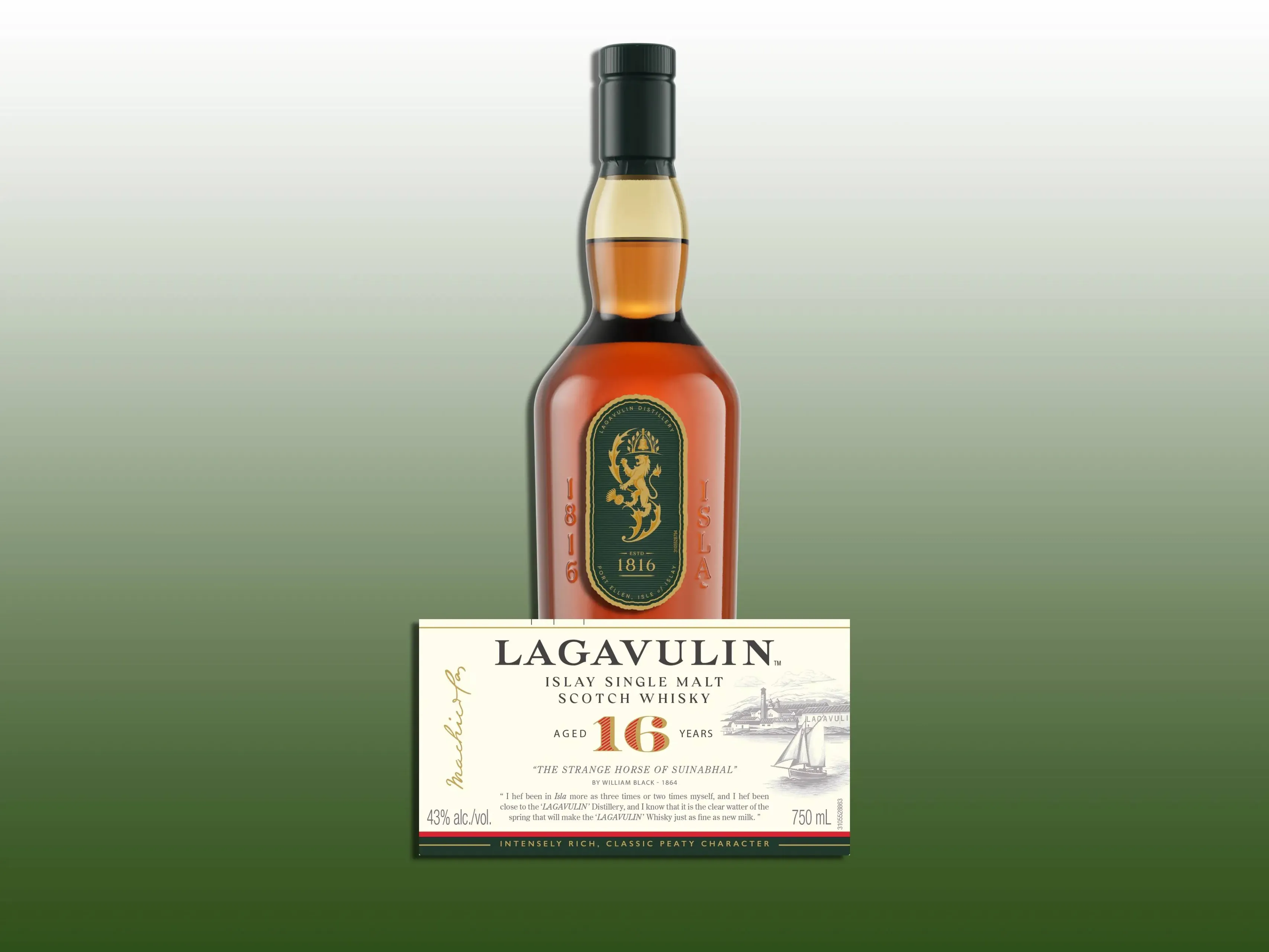 Mailke Lagavulin 16 Year Old whiskylabelsingle cask whisky's