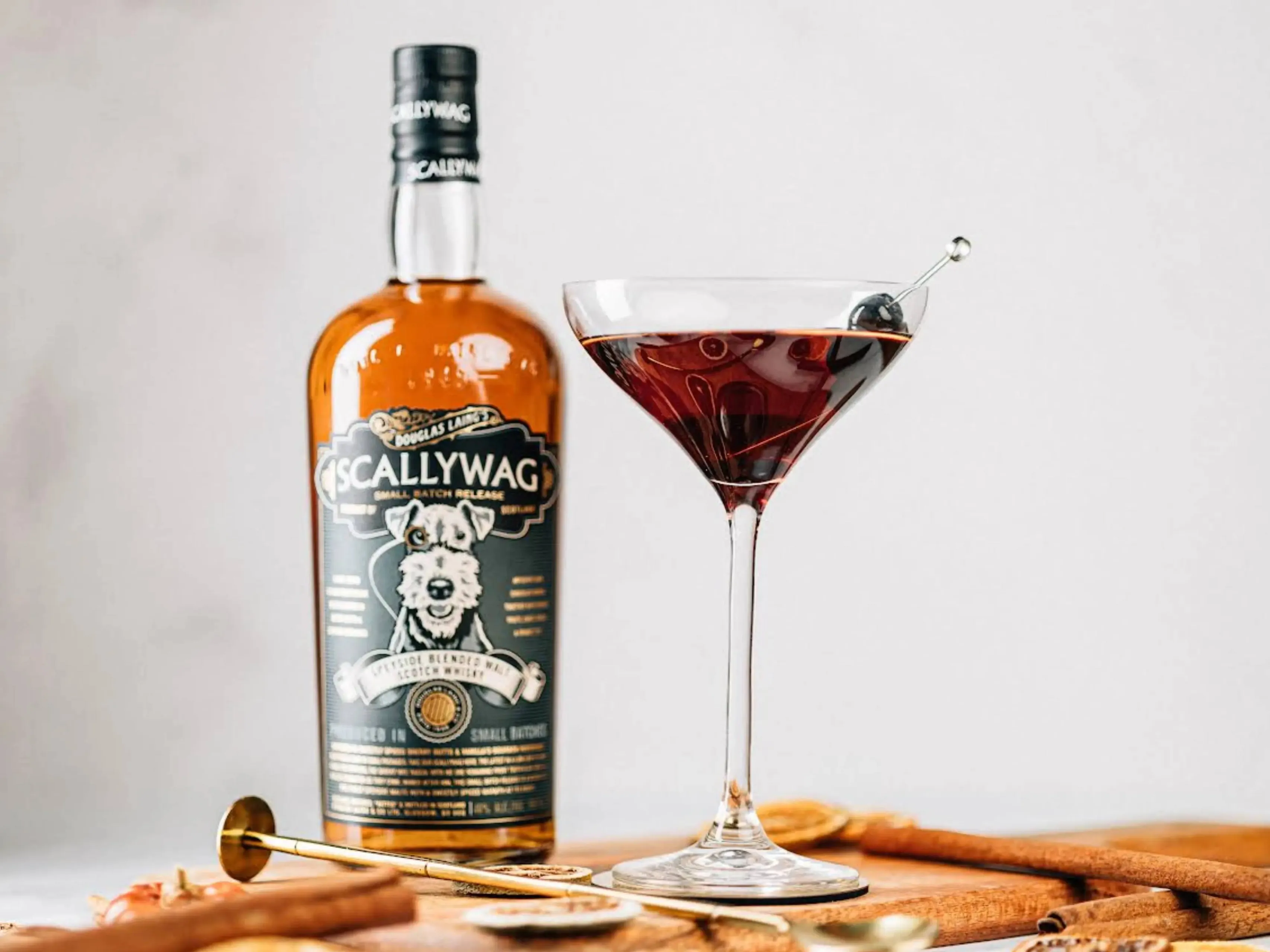 Scallywag Manhattan whiskycocktail van de maand