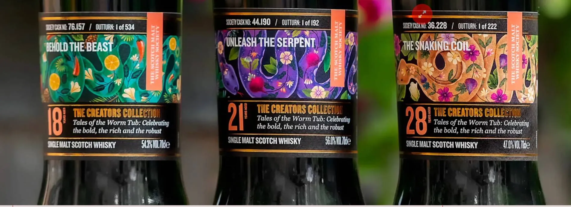 SMWS: Tales of the Worm Tub single malt whisky's