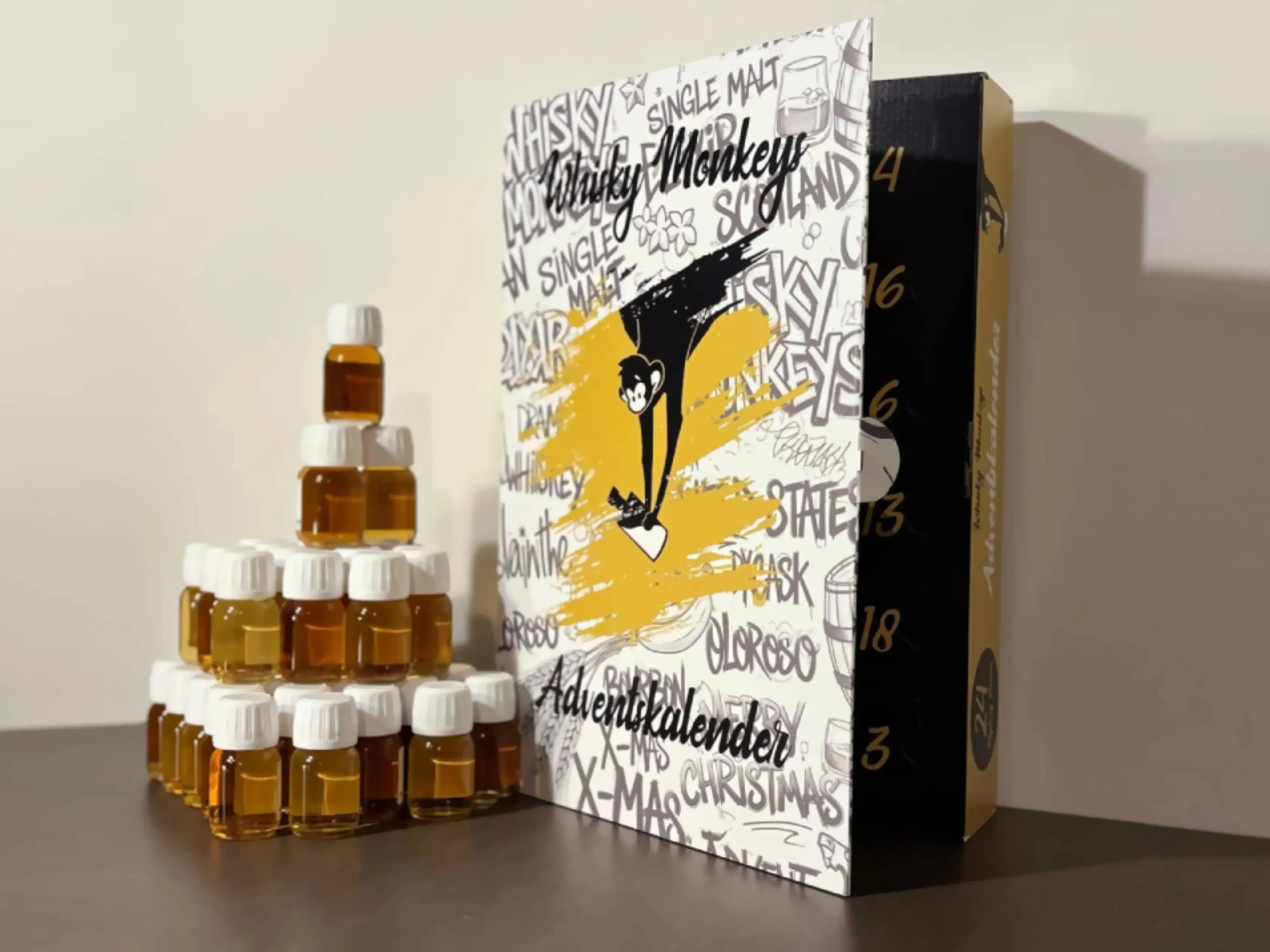 Whisky Monkeys Adventskalender 2025 met Whisky's