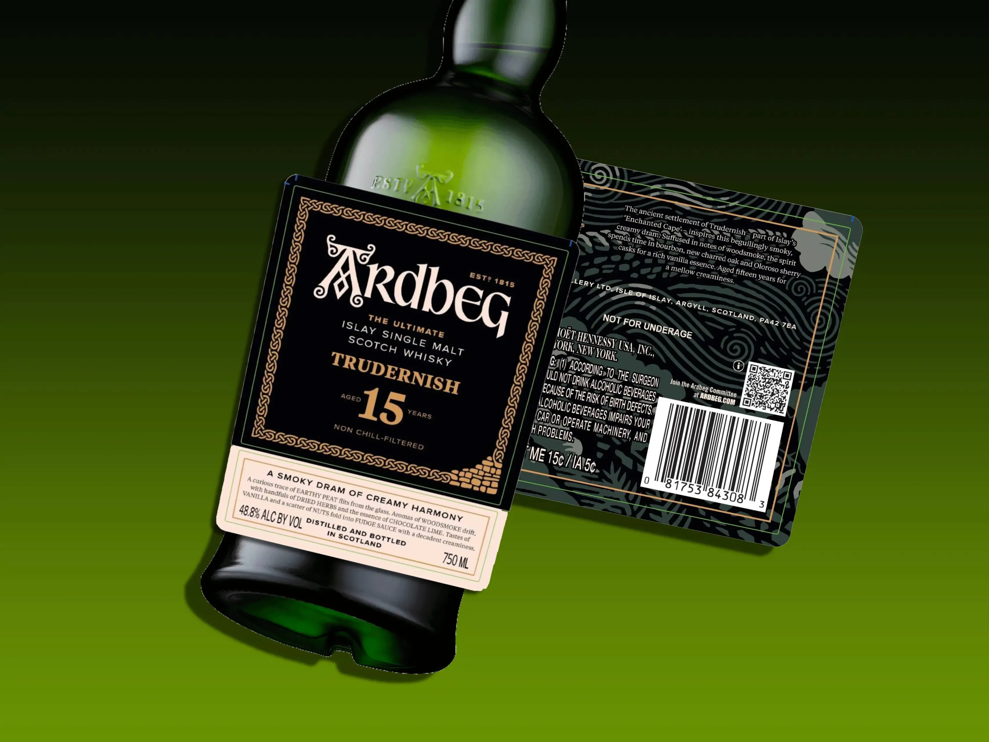 Ardbeg Trudernish 15 Year Old Single Malt Islay whisky