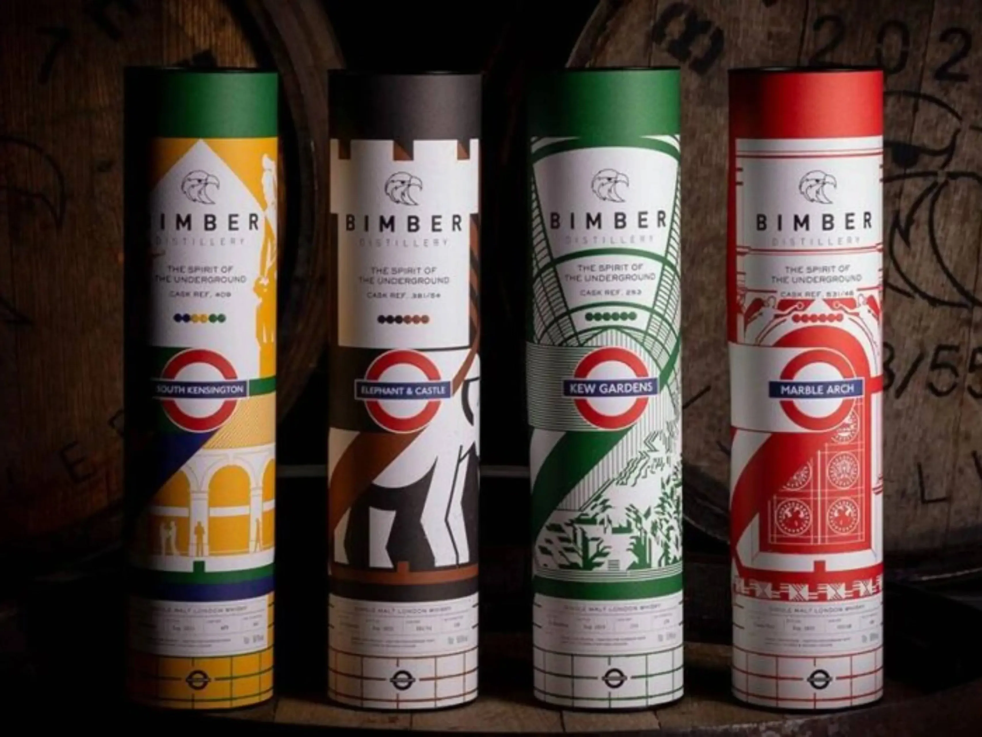 Bimber Spirits of the Underground Series 4 whiskys