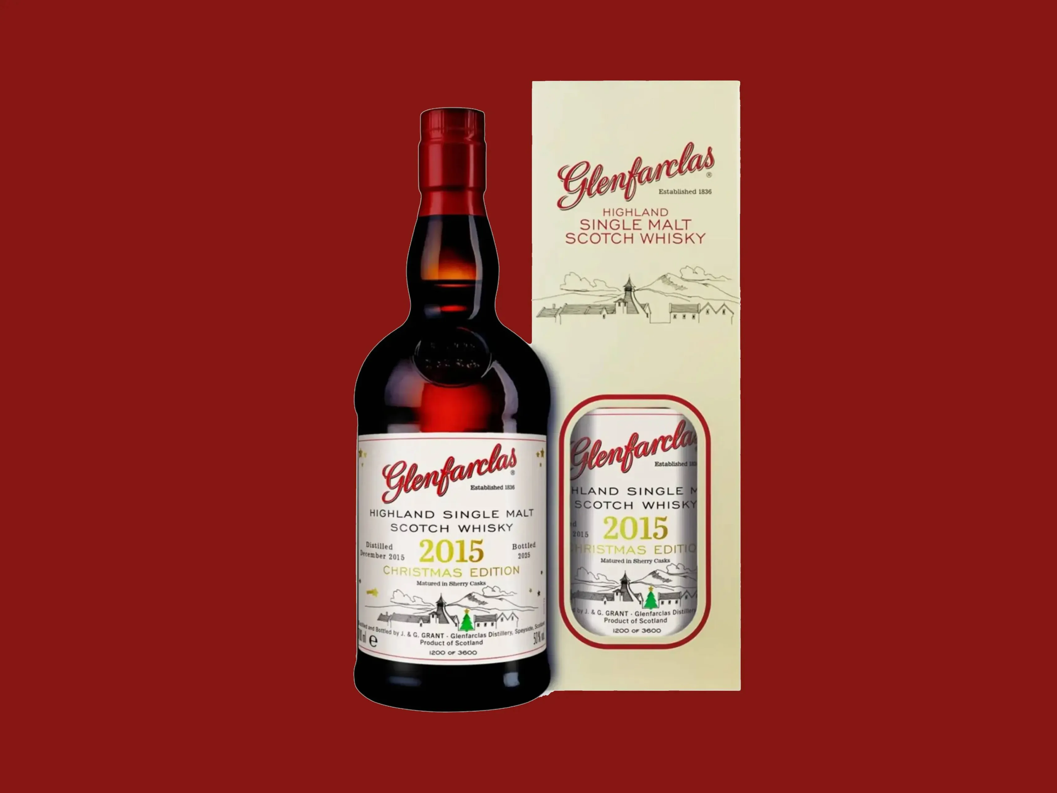 Glenfarclas CHirstmas Edition single maltr whisky Vintage 2015