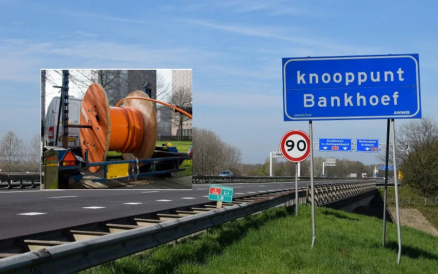 bankhoef en glasvezel
