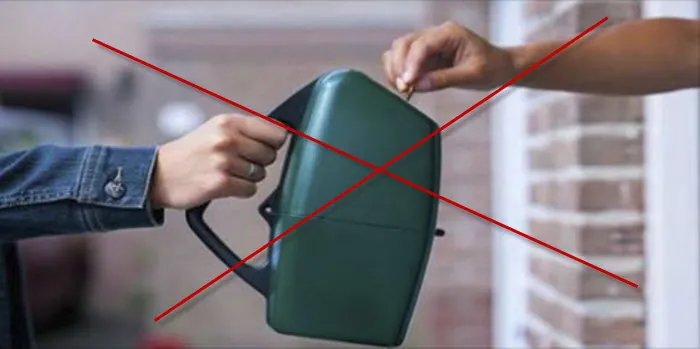 collectebus niet geven