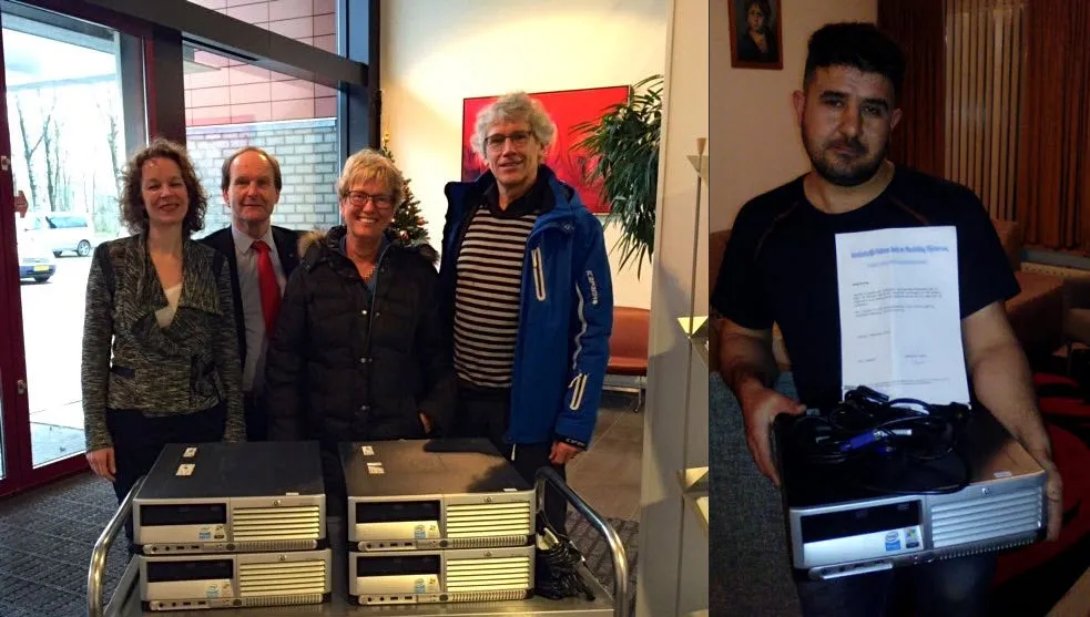 computers vluchtelingenwerk