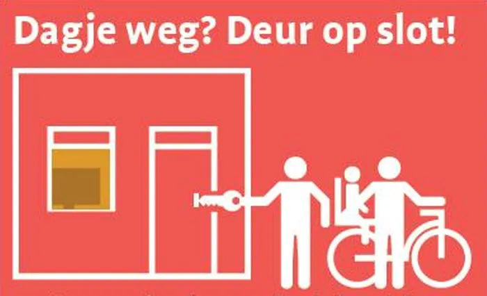 dagje weg deur op slot