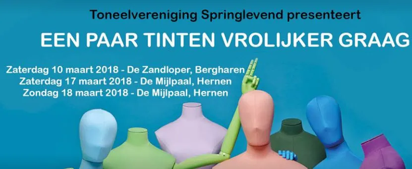 een paar tinten vrolijker graag