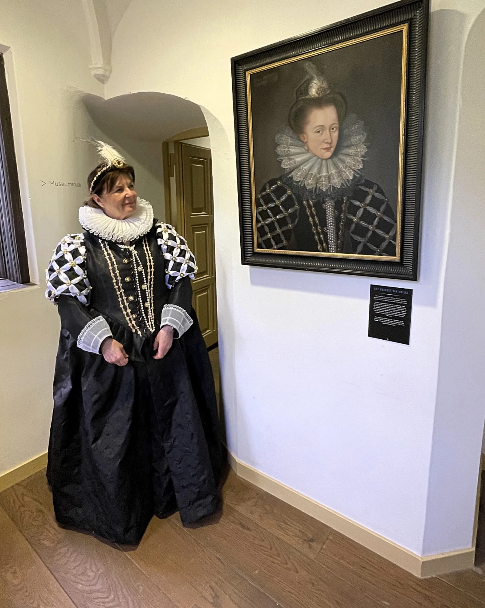 emilia en portret staand