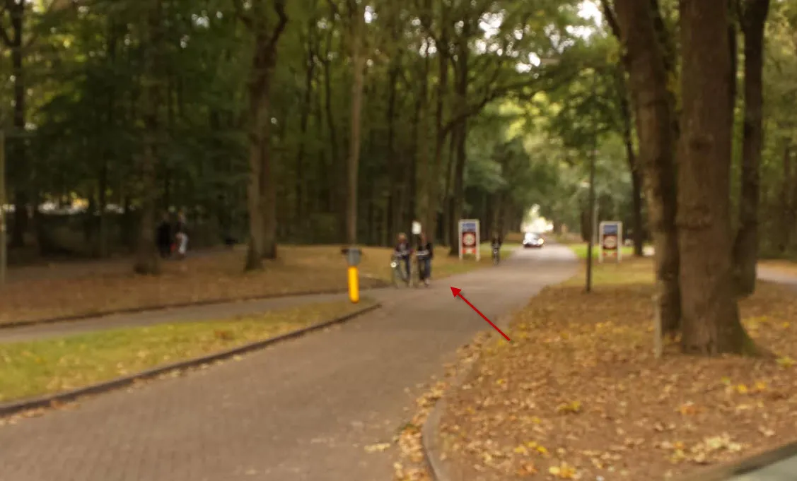 fietsen op leemweg bij maaswaal college
