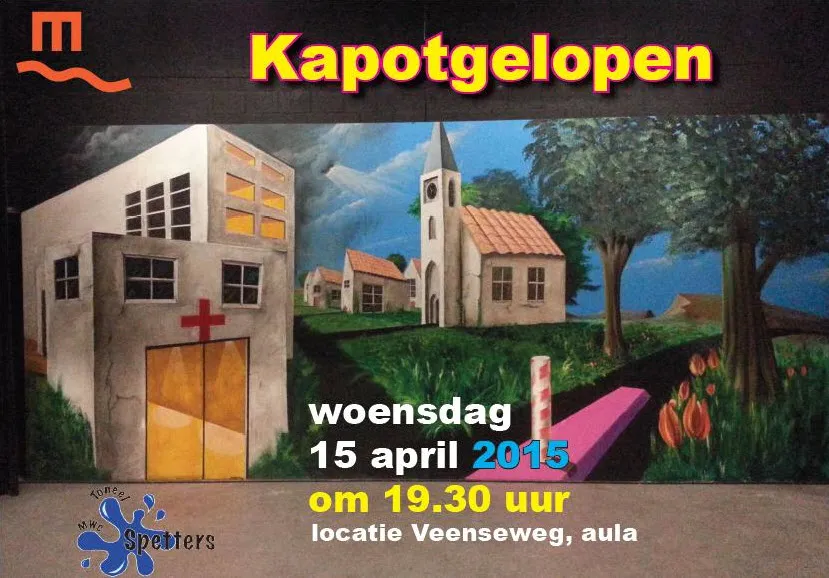 kapotgelopen maaswaal