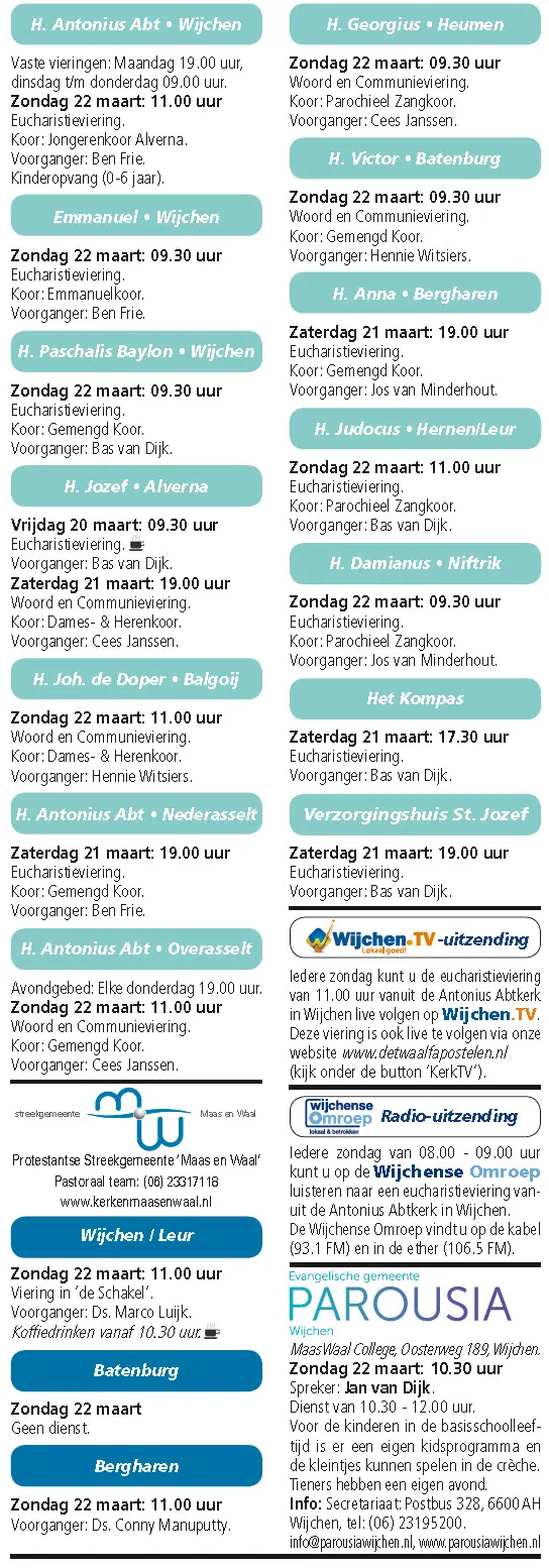 kerkberichten wijchen 180315