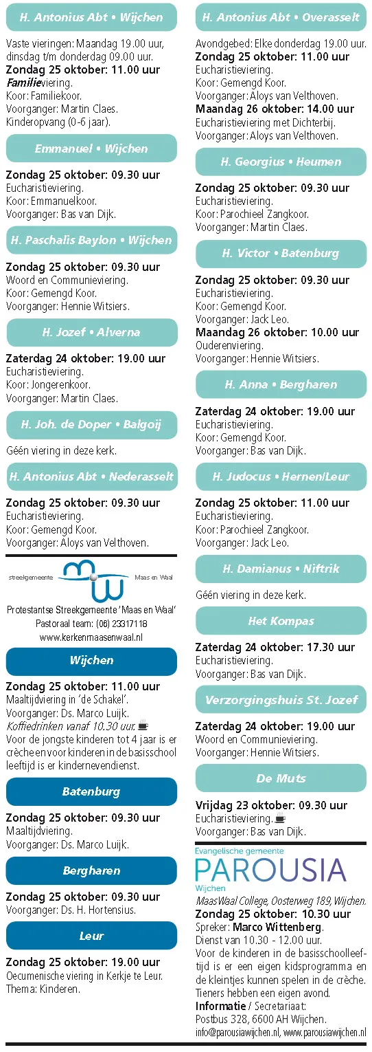 kerkberichten wijchen 211015