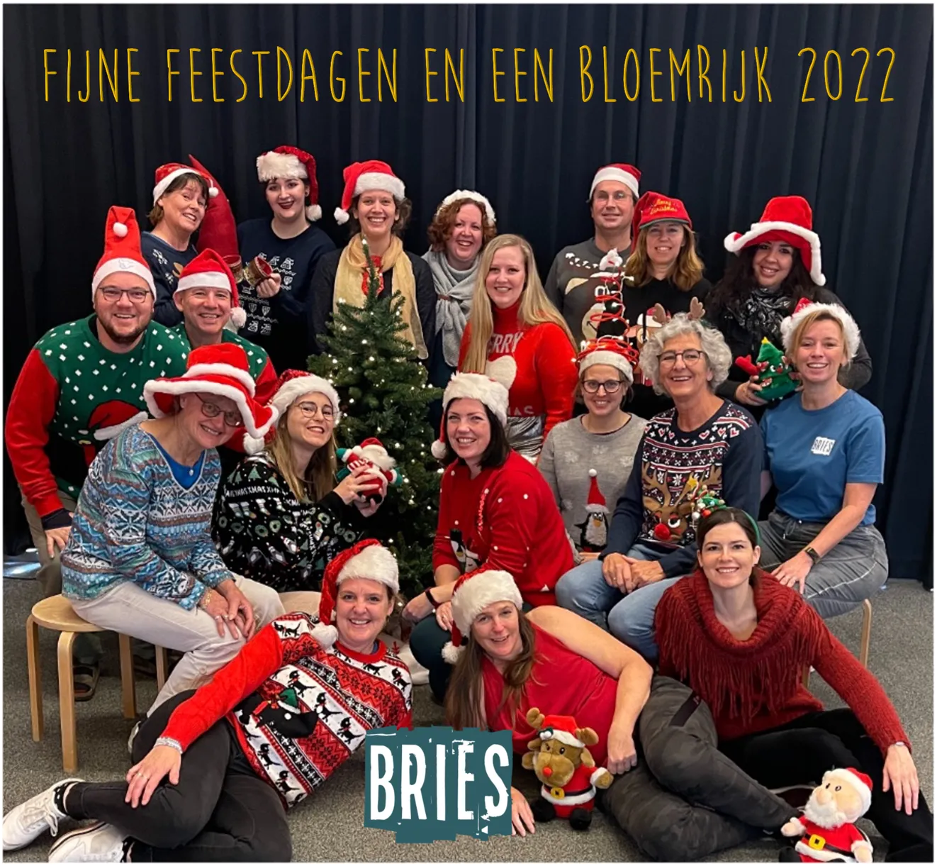 kerstfoto bries