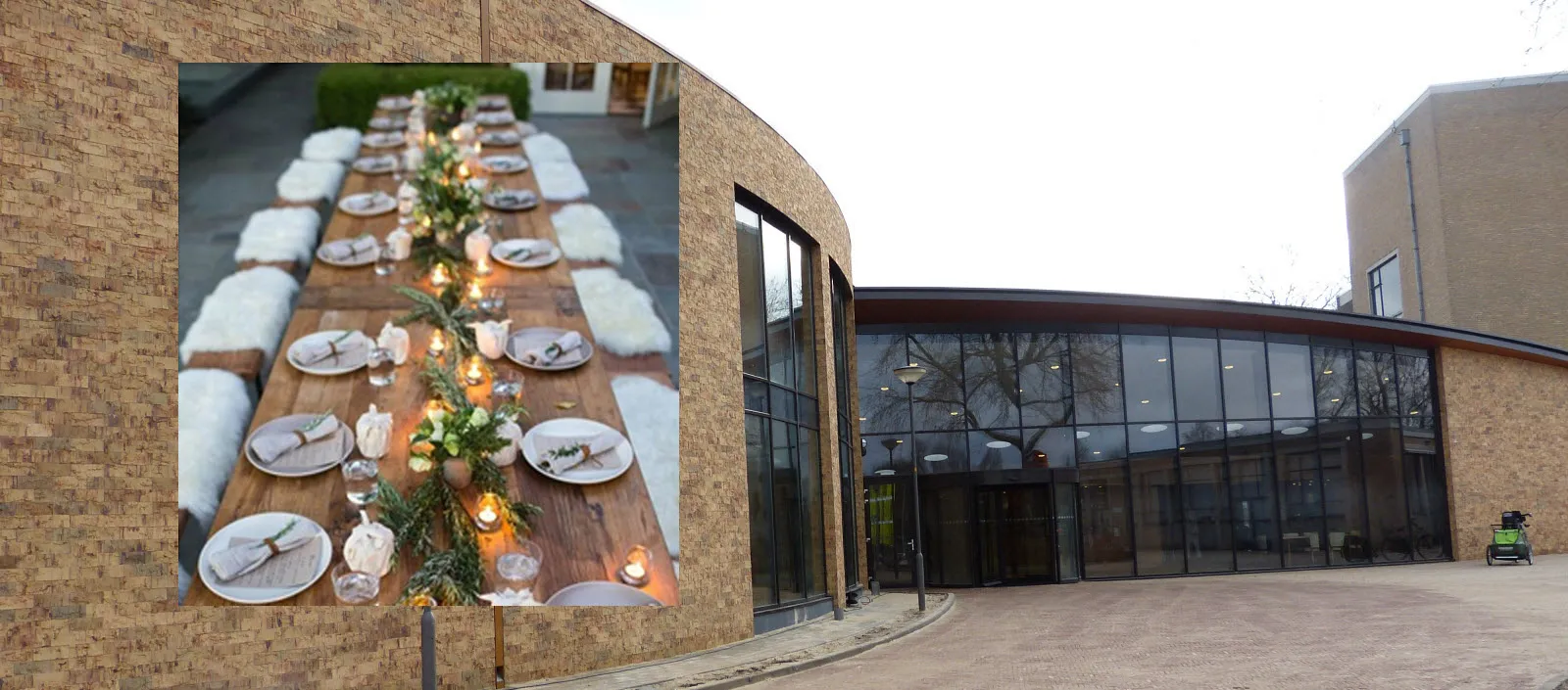 mozaiek en kerstlunch