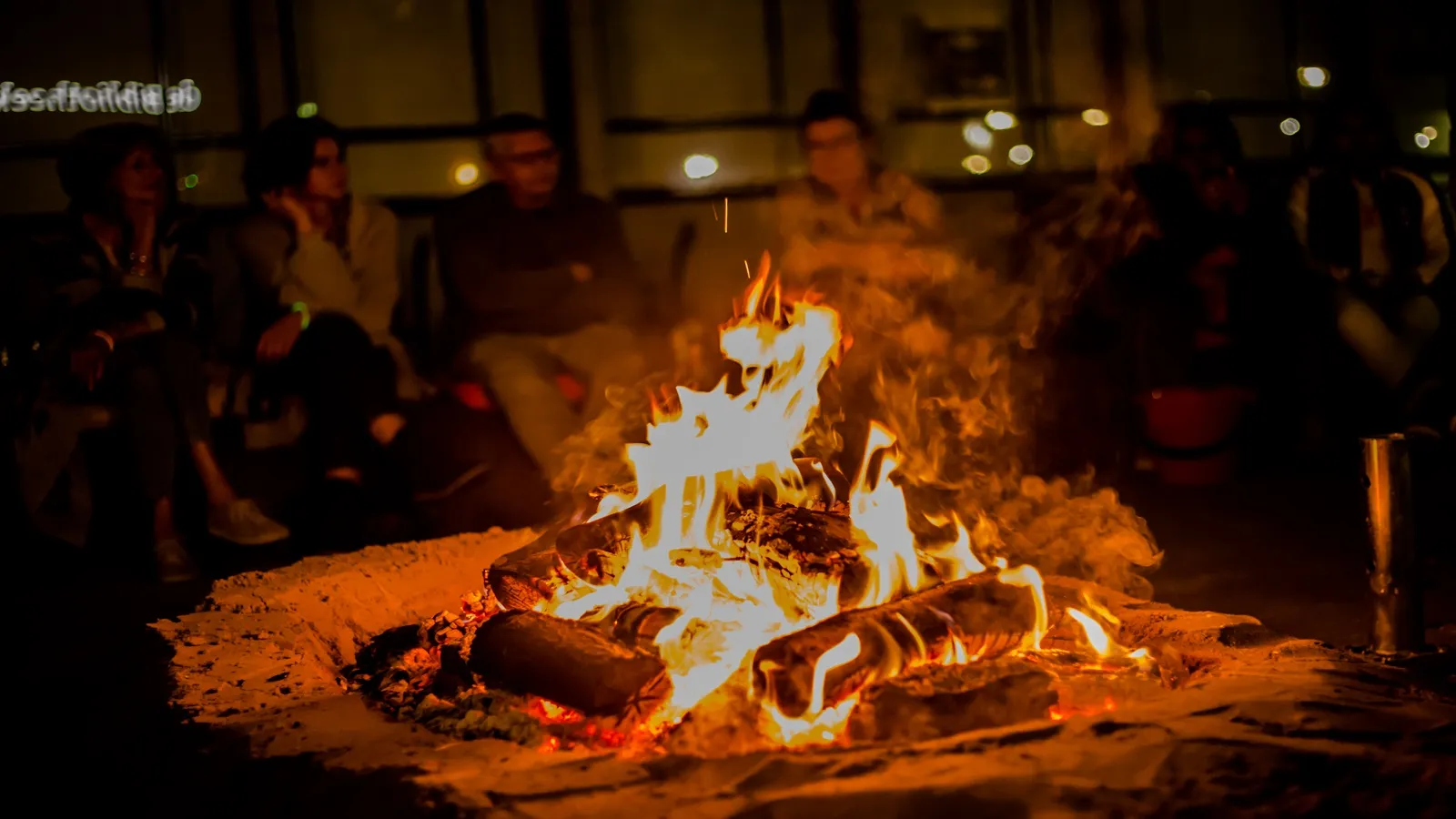 persbericht kampvuurvertellingen winter foto