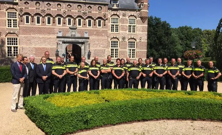 politieagenten kasteel