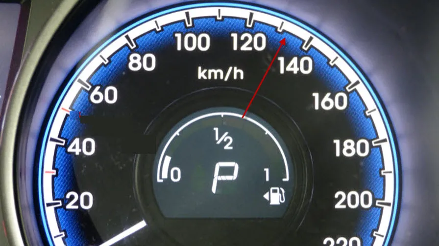 snelheid dashboard 133