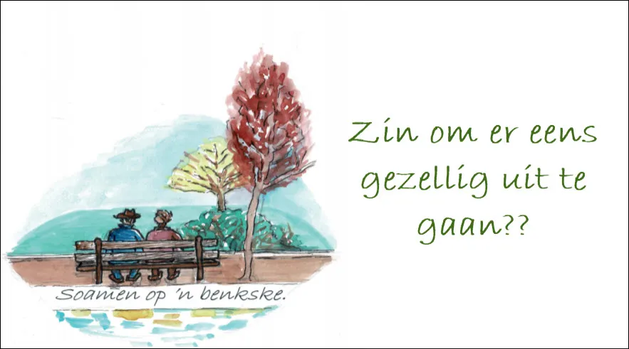 soamen op een benkske