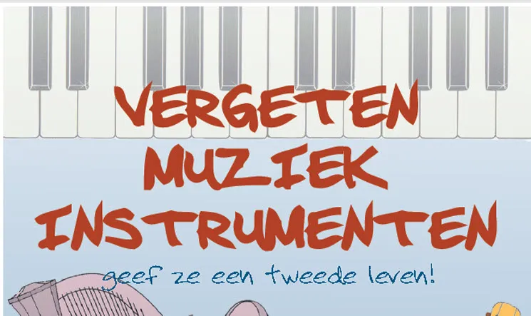 vergeten muziekinstrumenten