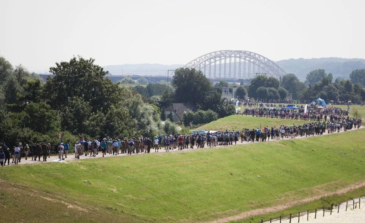 vierdaagse eerste dag