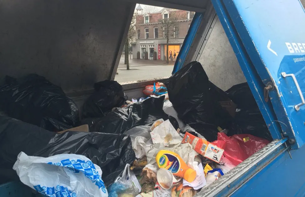 zwerfafval centrum wijchen