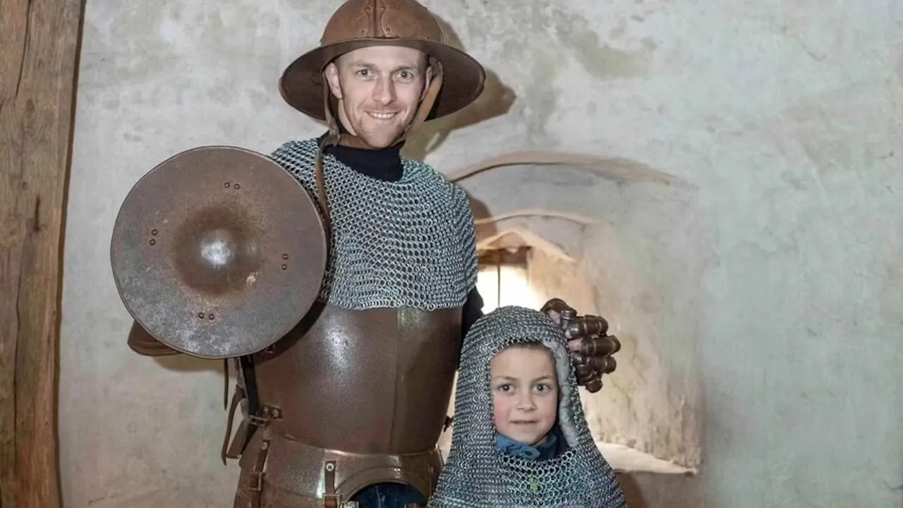 hernen vader zoon ridder helm