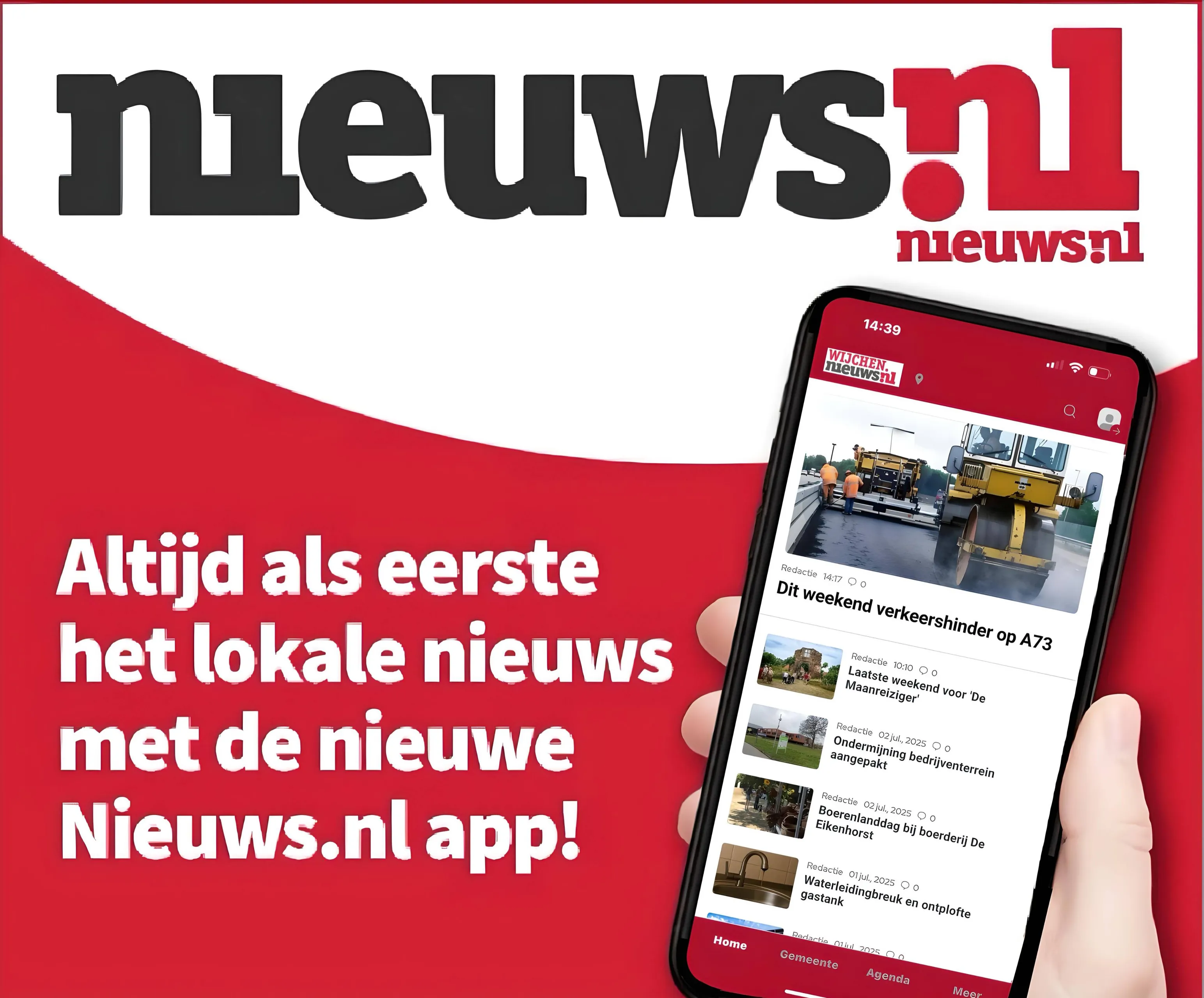 promotie nieuws app