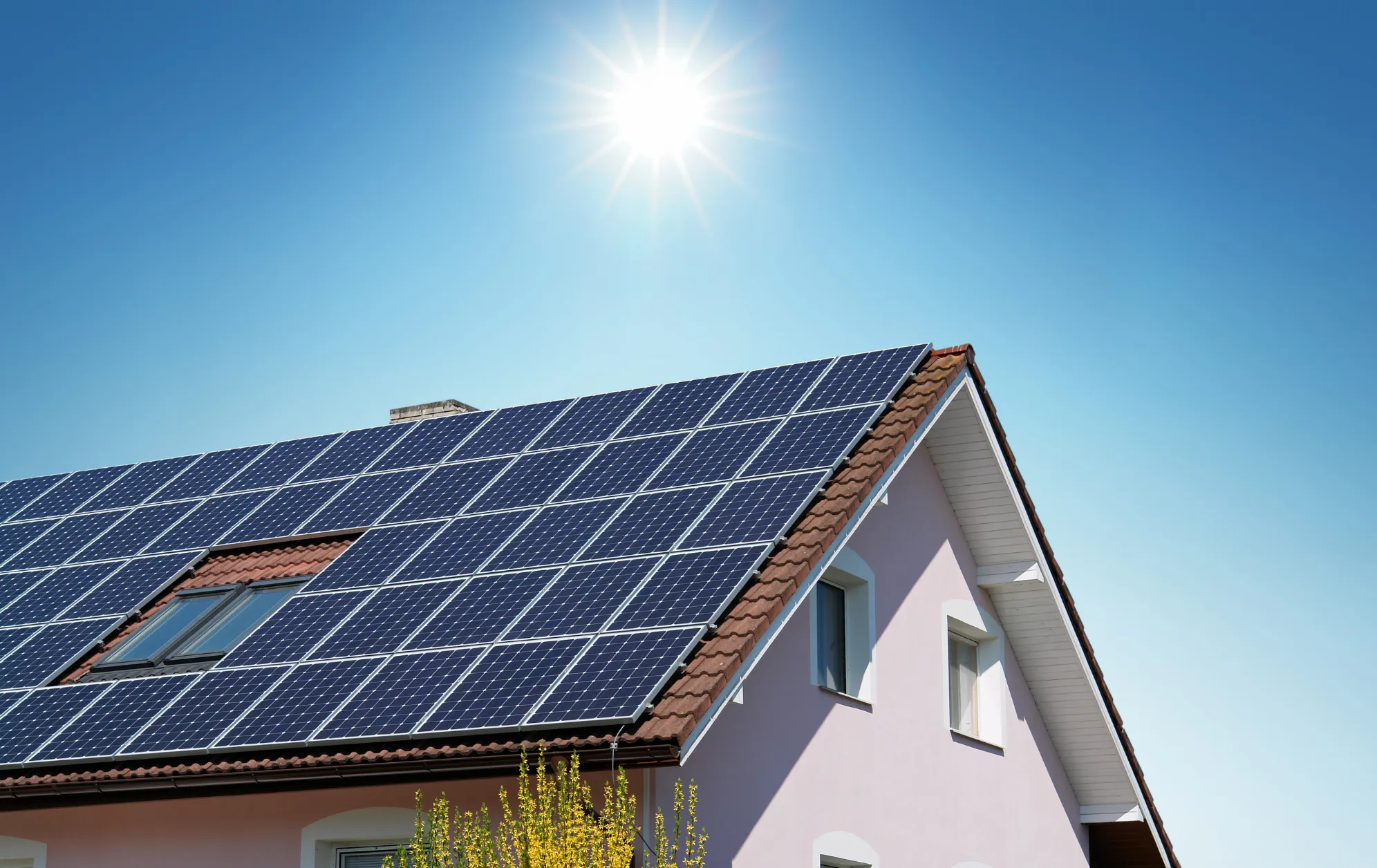 Energiecafé, zonnepanelen (Stockfoto site)